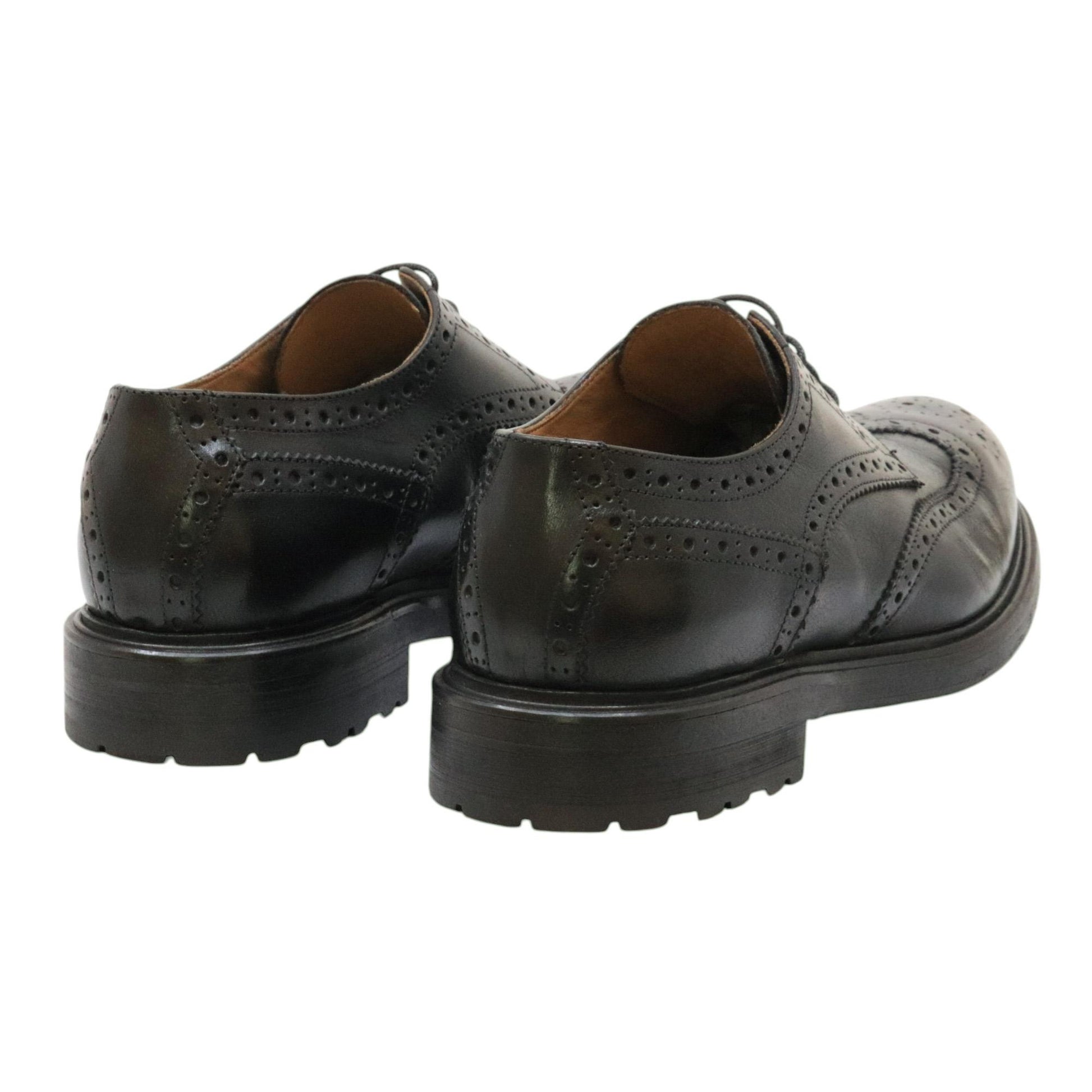 Crispiniano 481 derby uomo pelle nera 