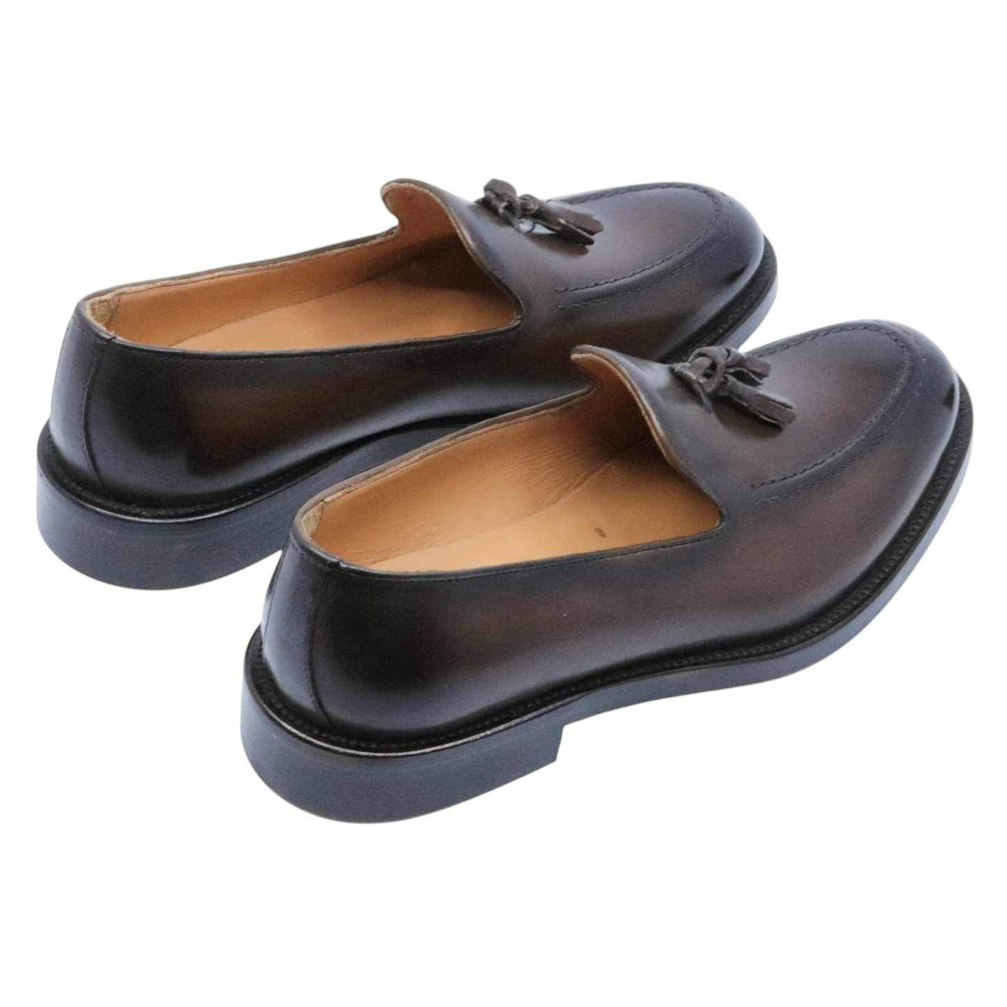 Mocassino uomo Crispiniano 3509 in pelle marrone con mappetto 