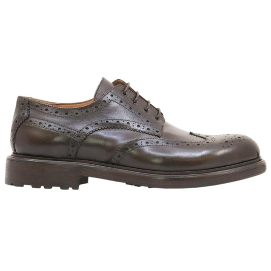 Crispiniano 481 derby uomo pelle marrone 