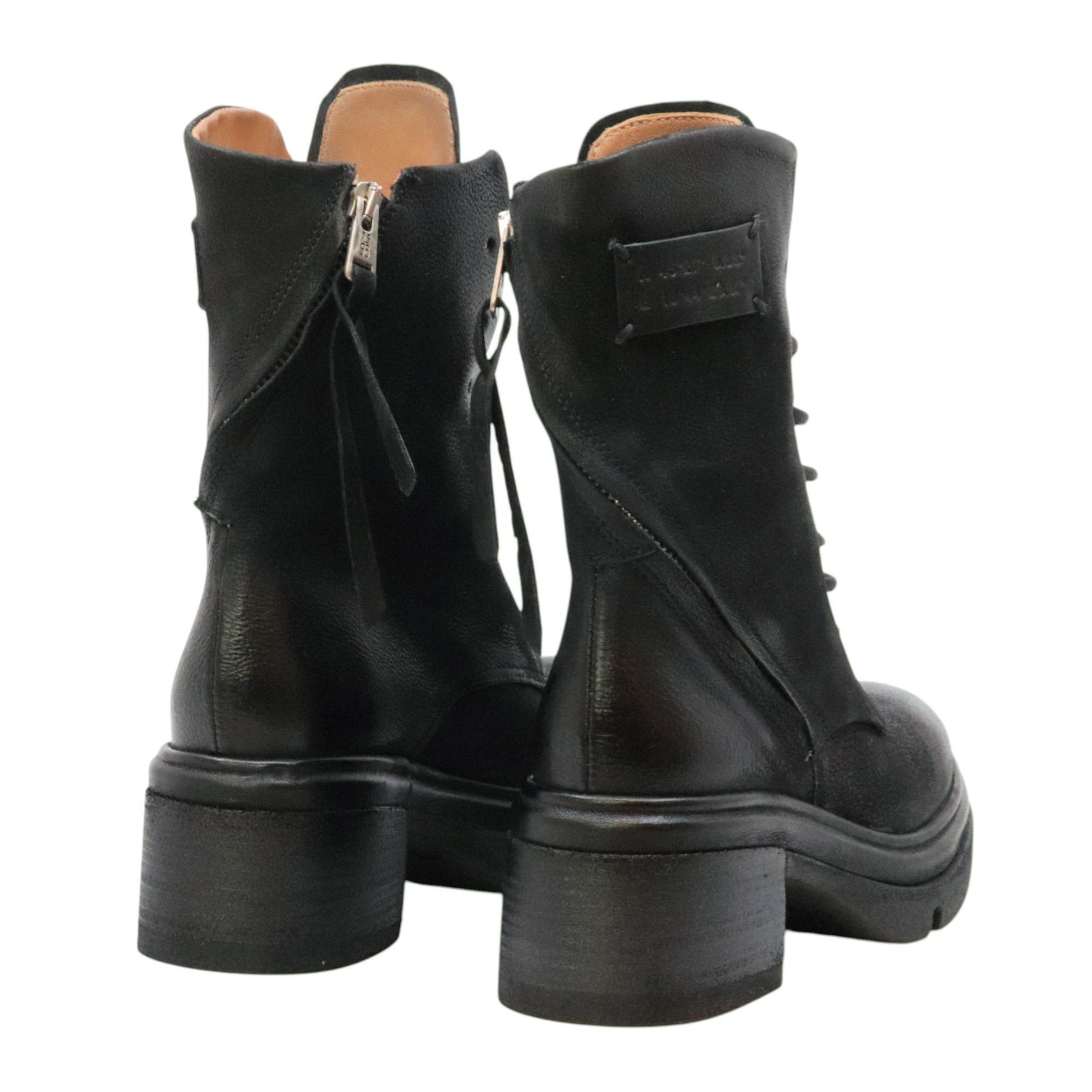 AS98 Eden A89229 anfibio donna in pelle nera 