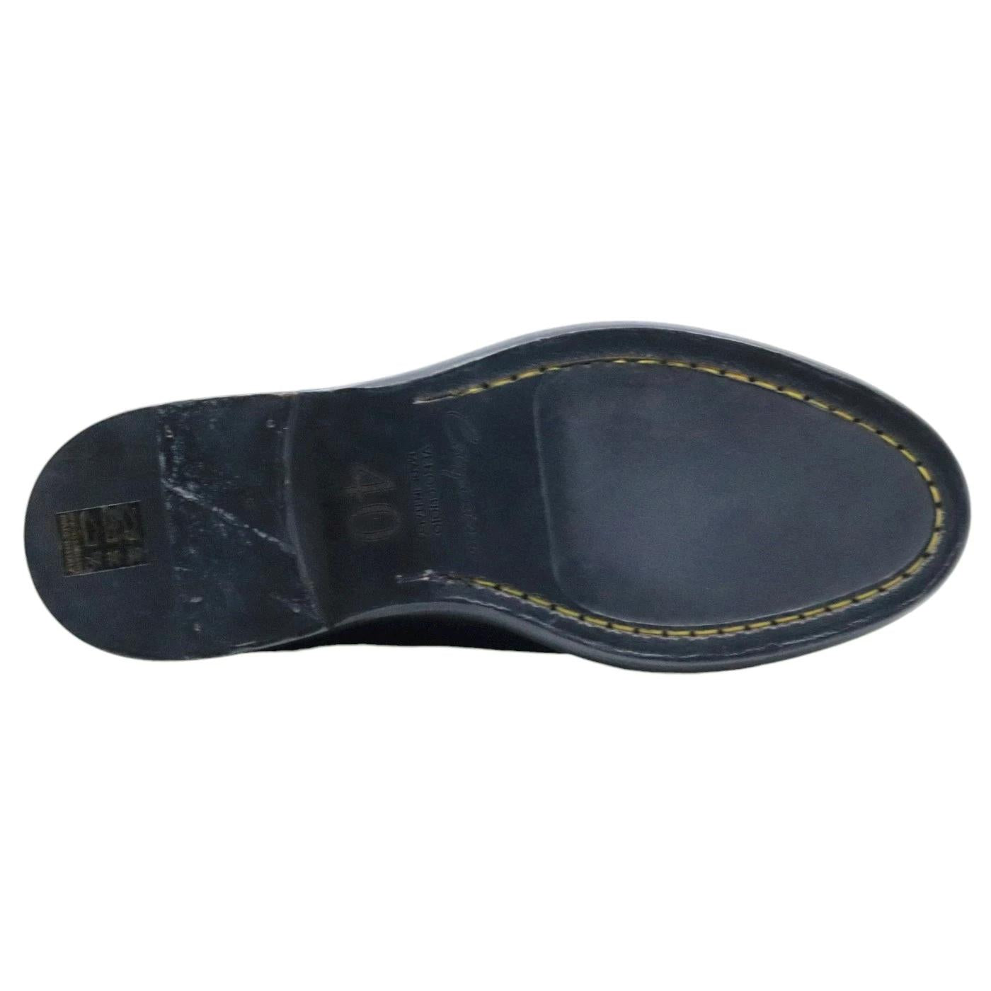 Scarpa Derby imperiale uomo Crispiniano 860 in pelle nera 