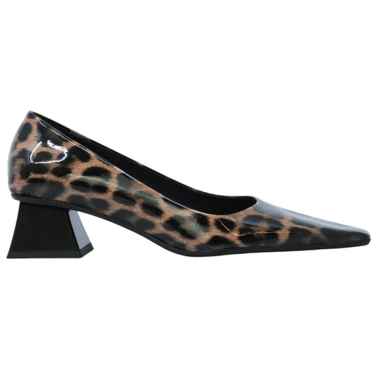 Ras 8279 decolleté donna in pelle stampa maculata 