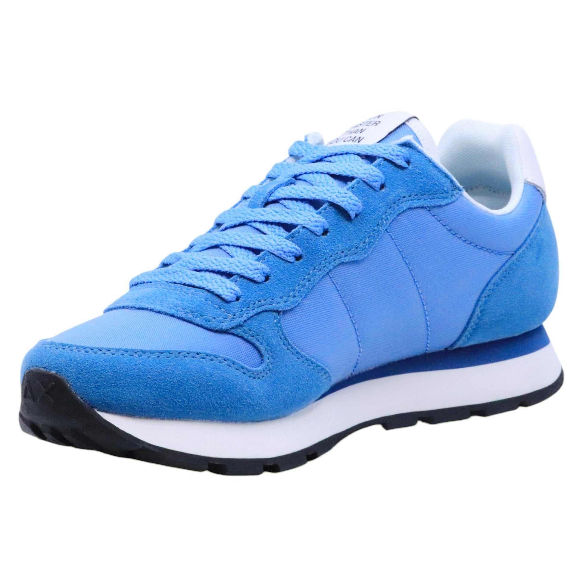 Sneaker uomo Sun68 Tom Solid Z35101 in tessuto azzurro avio 