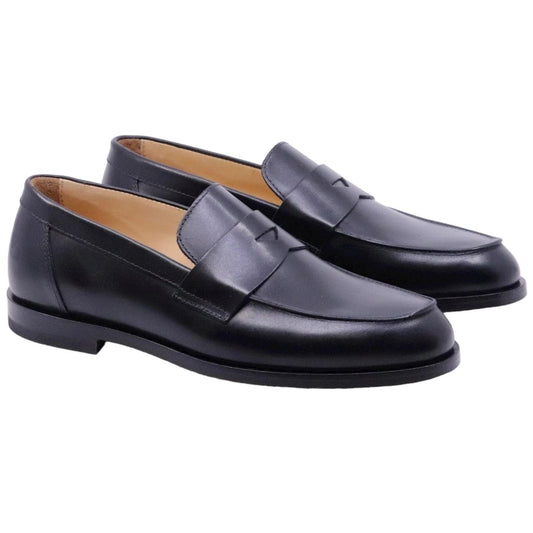 Mocassino uomo Mille 885 Milton in pelle nera 