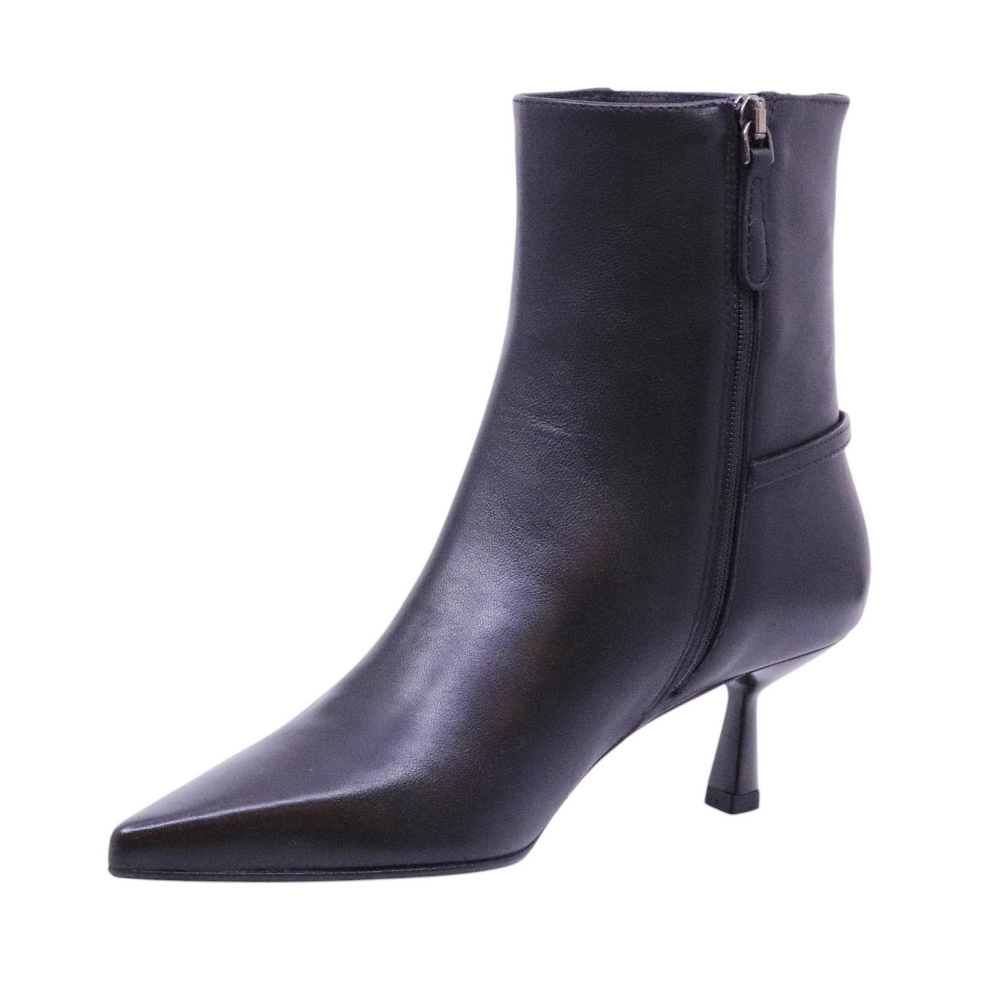 Chantal 2746 tronchetto donna in pelle nera 