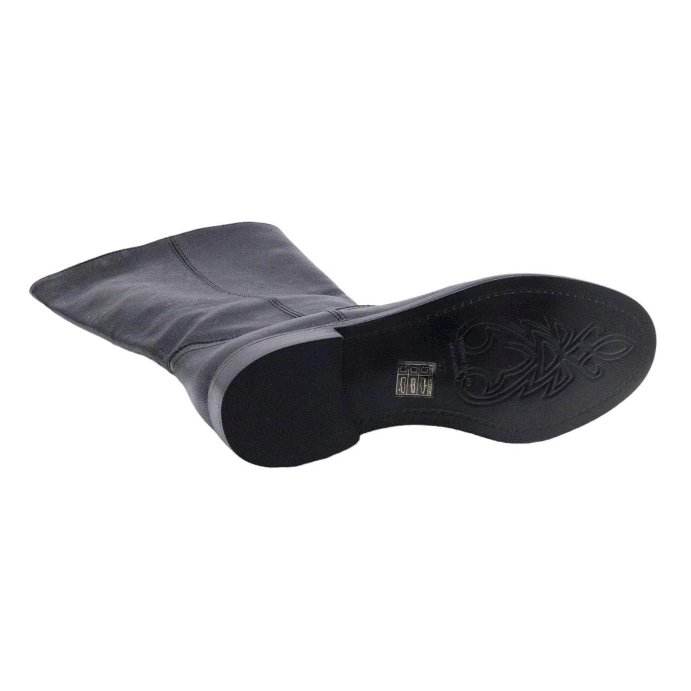 Stivaletto donna Curiositè 1707 in morbida pelle in colore nero 