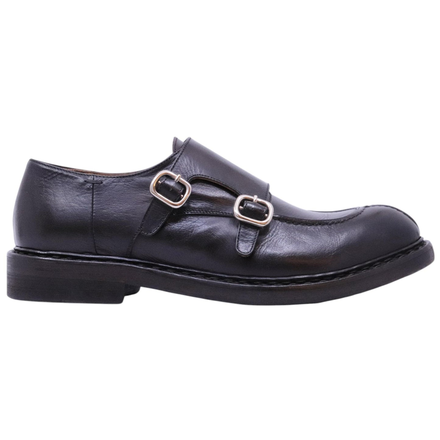 Crispiniano 6092 scarpa uomo doppia fibbia 
