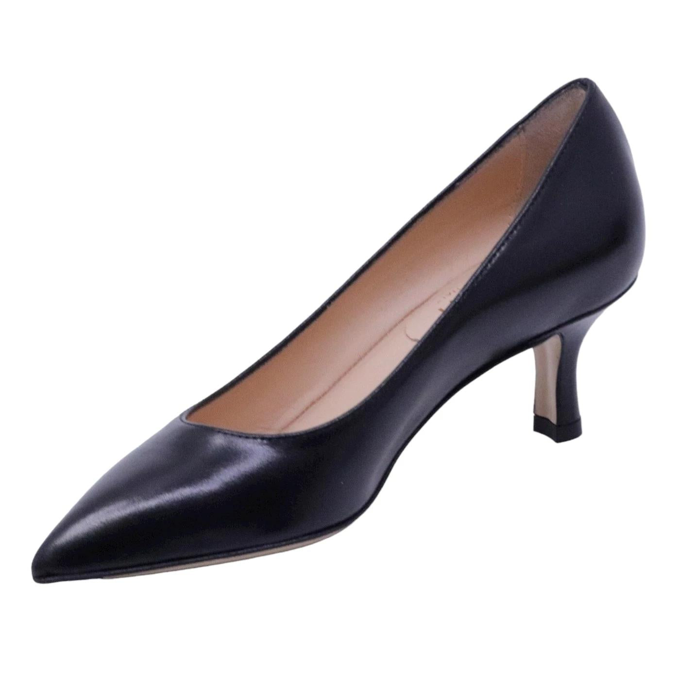 Décolleté donna Le Briella Z892 in pelle nera 