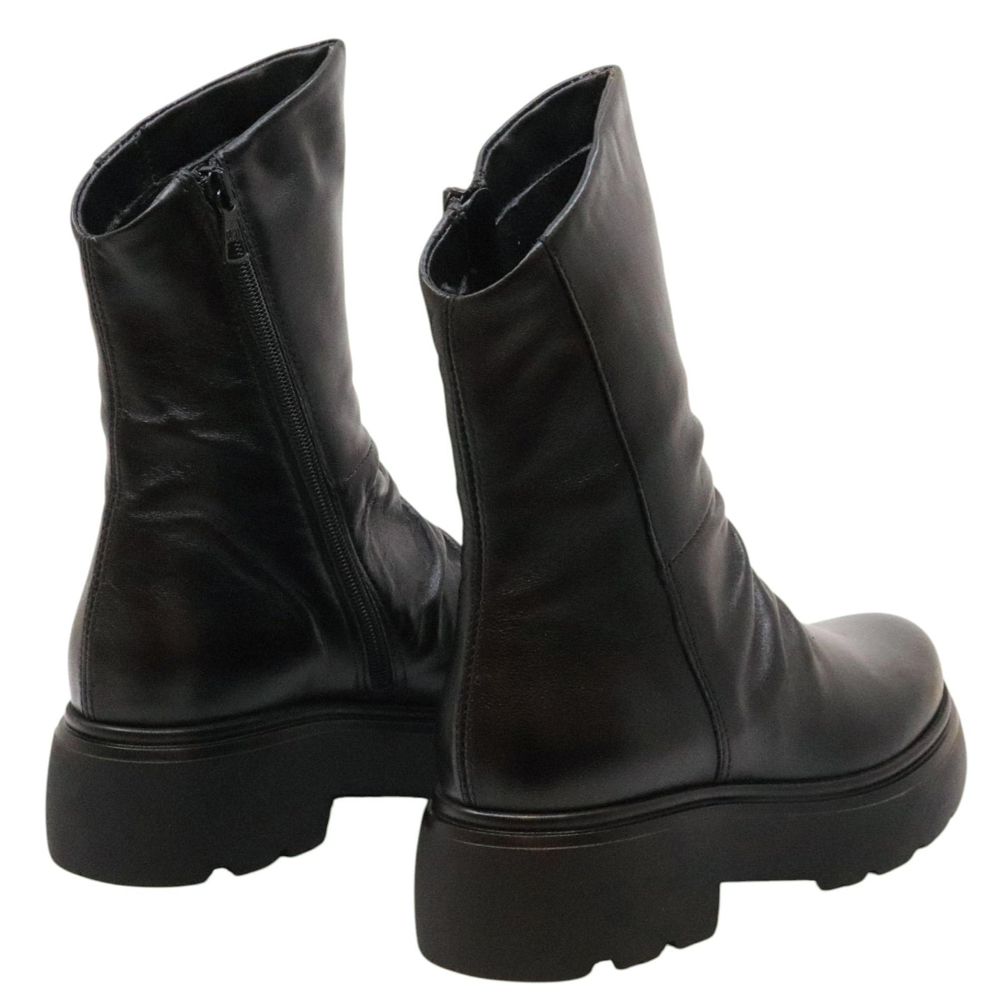 MJUS Ortone L44208 stivaletto donna in pelle nera L44208NERO MJUS