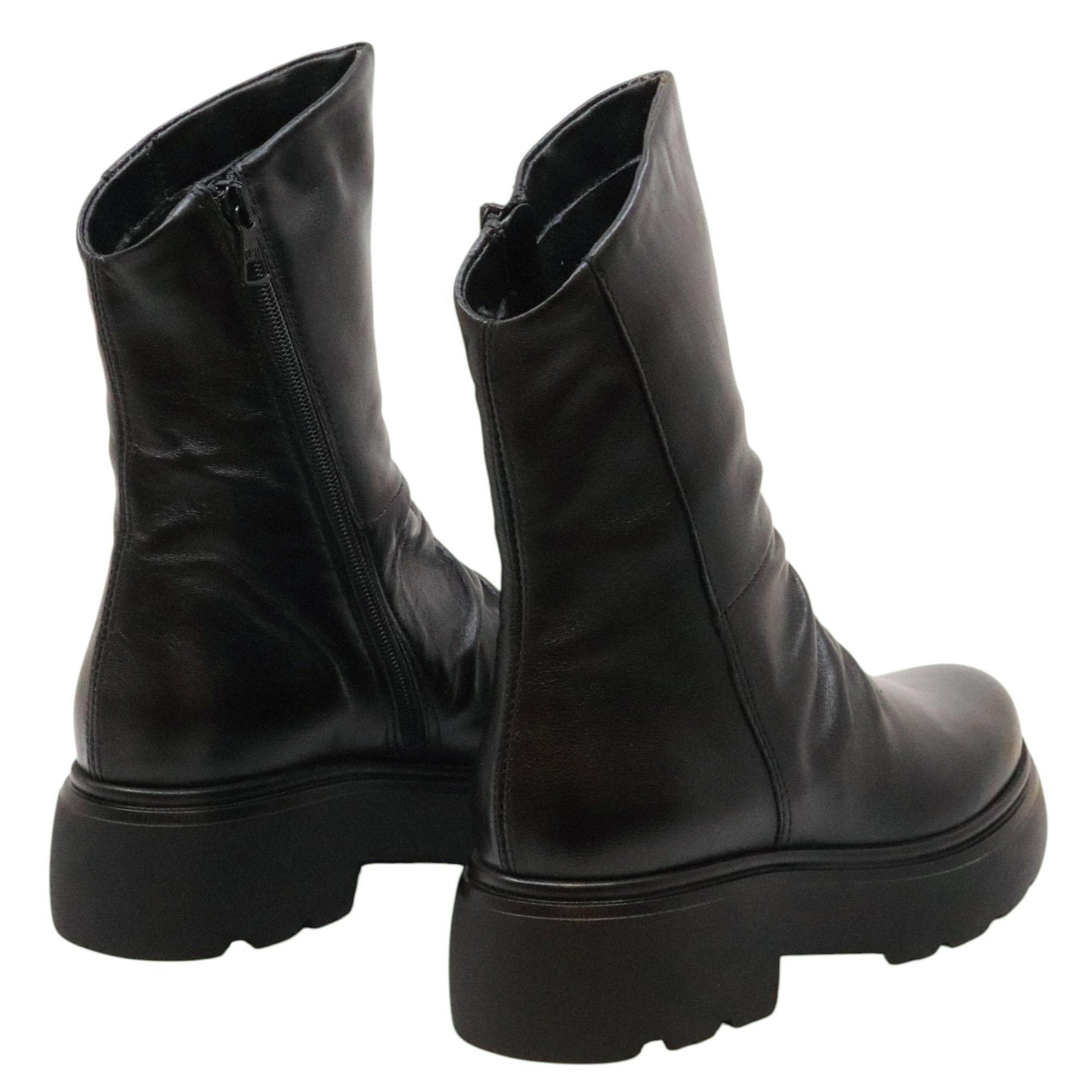 MJUS Ortone L44208 stivaletto donna in pelle nera L44208NERO MJUS