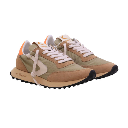 Valsport Start Heritage Nylon Vintage Fluo Roc 3038 sneaker uomo in nylon e camoscio verde salvia 