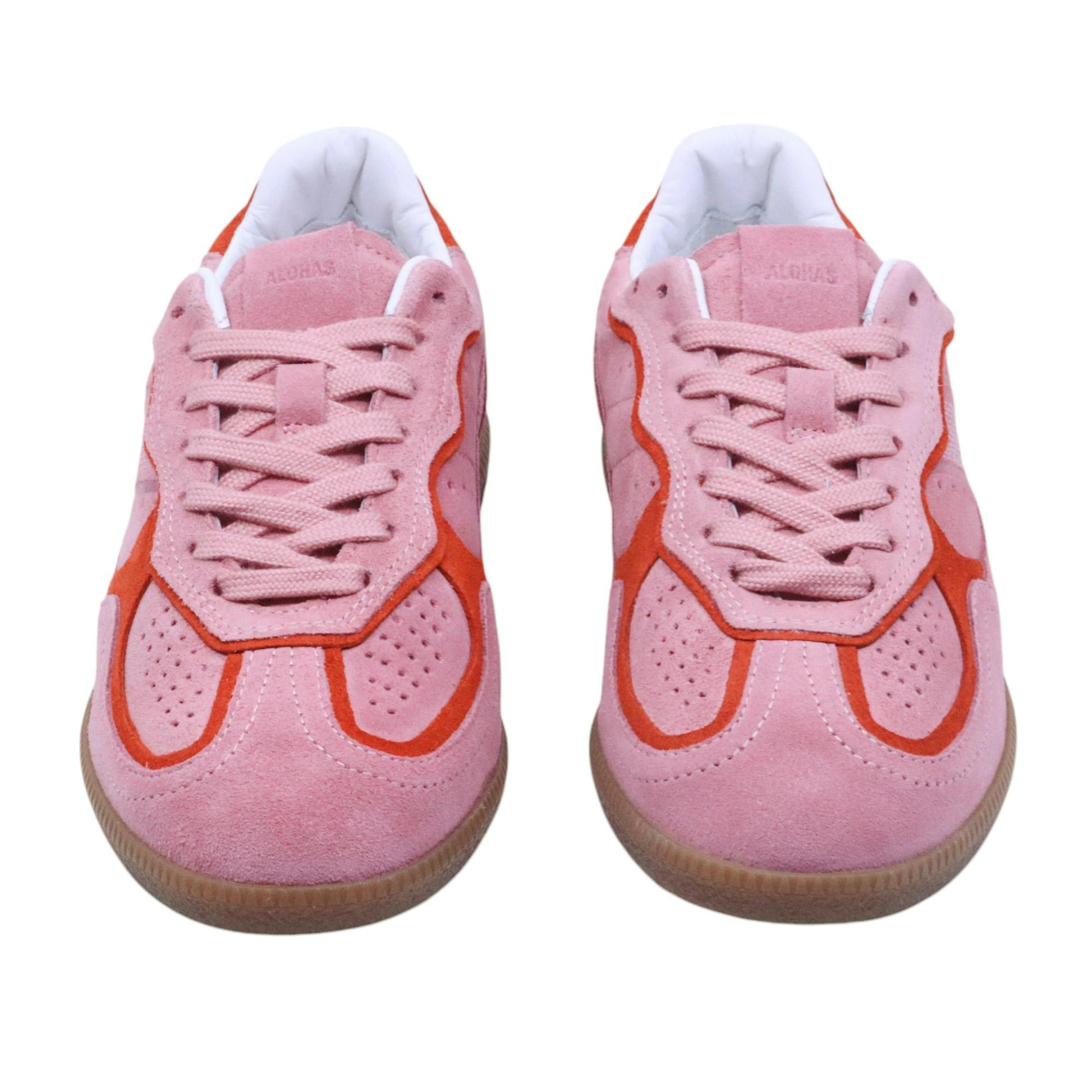 Sneaker donna Alohas 490 in camoscio rosa 
