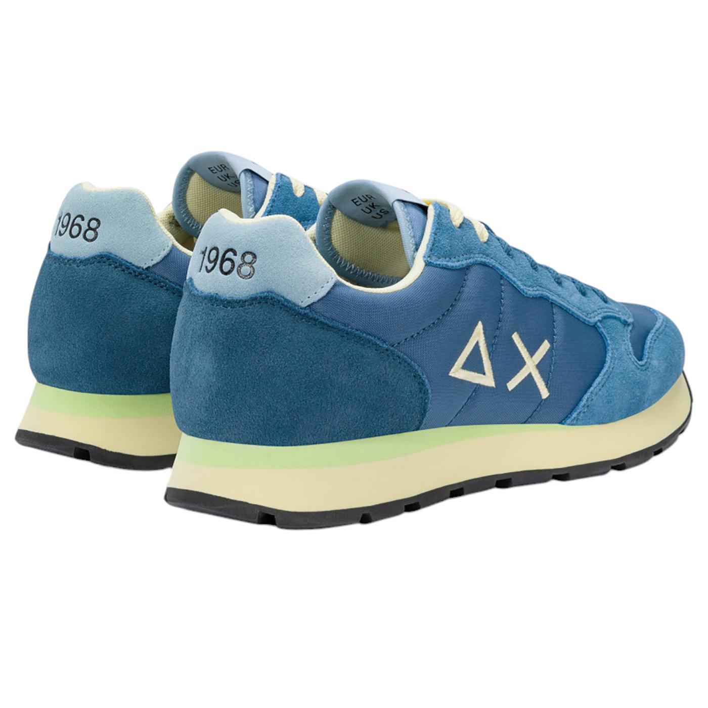 Sneaker uomo Sun68 Tom Multicolor Z35108 in tessuto azzurro avio 