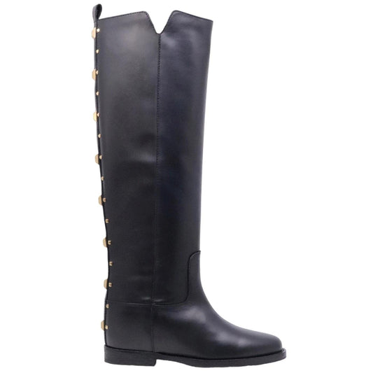 Stivale Via Roma 15 4031 in pelle nera 