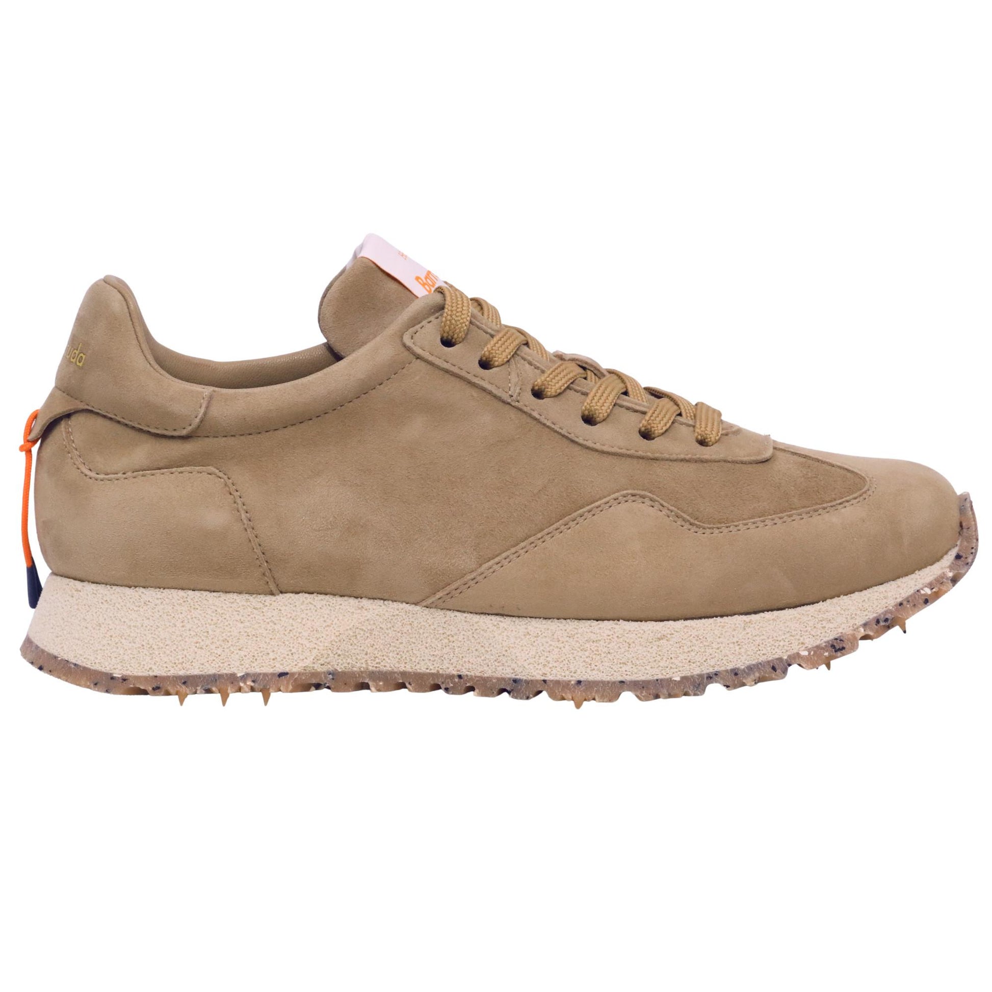 Barracuda React BU3600 tabacco sneaker uomo in camoscio 