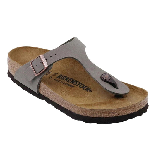 Birkenstock Gizeh Birkibuc Stone sandalo infradito Regular Fit 