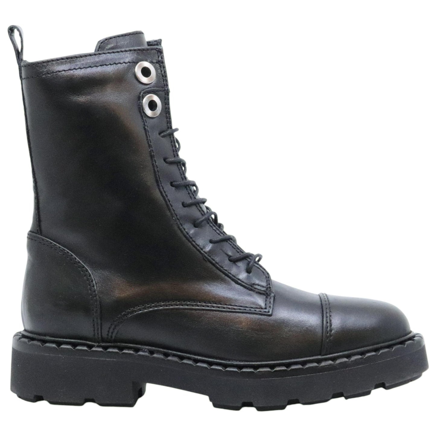 MJUS L88208 anfibio donna in pelle nera 