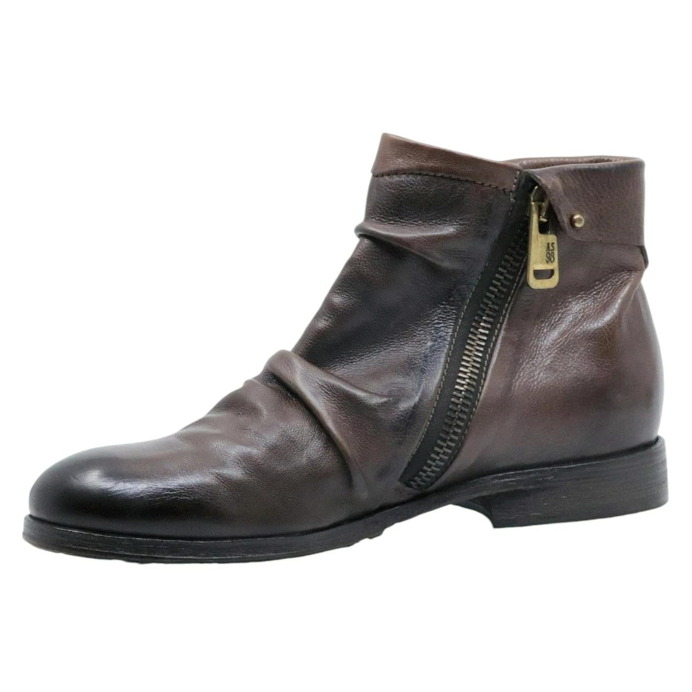 Stivaletti uomo AS98 Clash 401216 in pelle marrone 