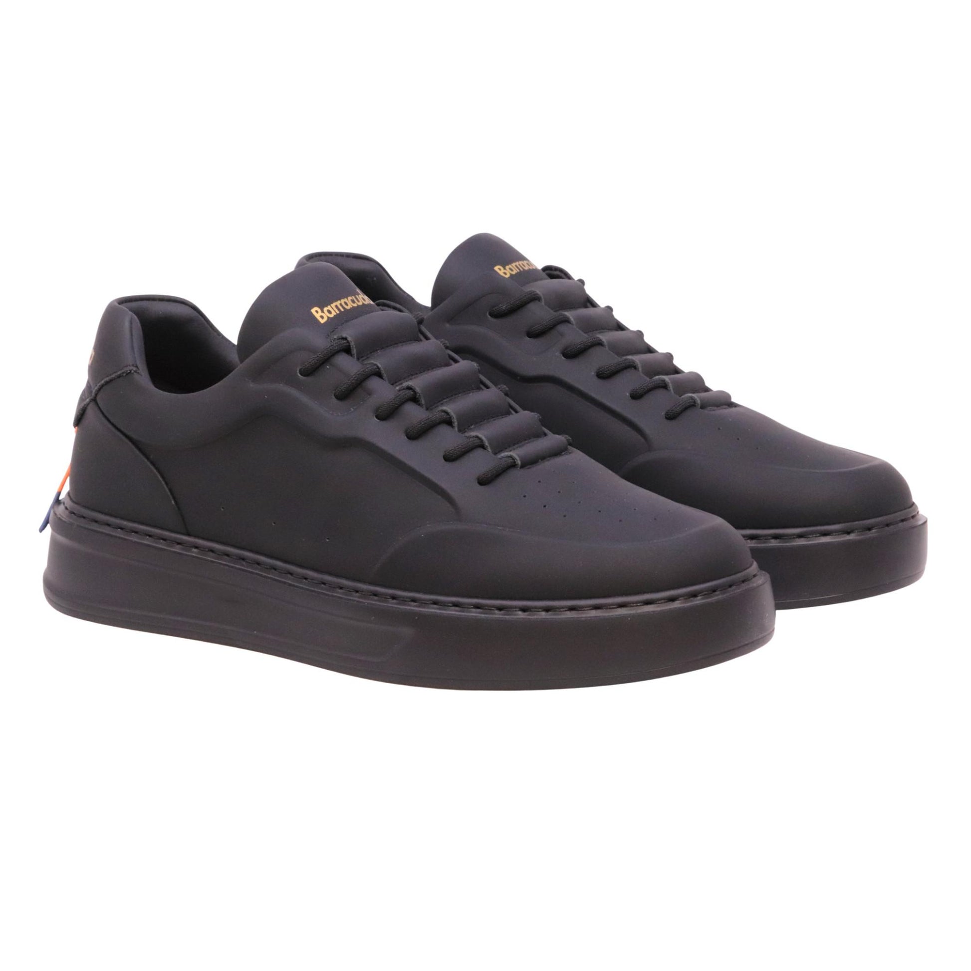 Barracuda Phoenix BU3510 nera sneaker in pelle gommata 