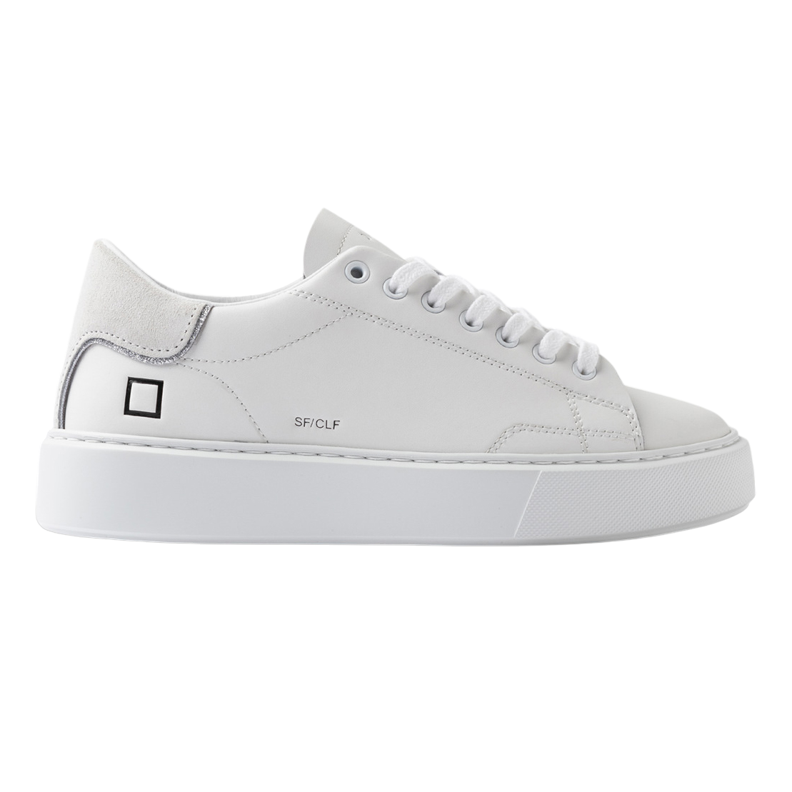 DATE Sfera Calf White SF CA WH sneaker donna in pelle bianca molto morbida 