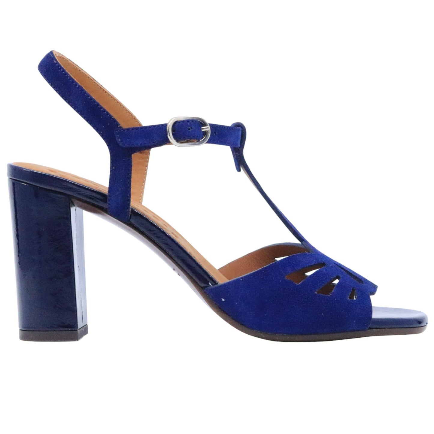 Chie Mihara Belala sandalo donna in camoscio blu marino 