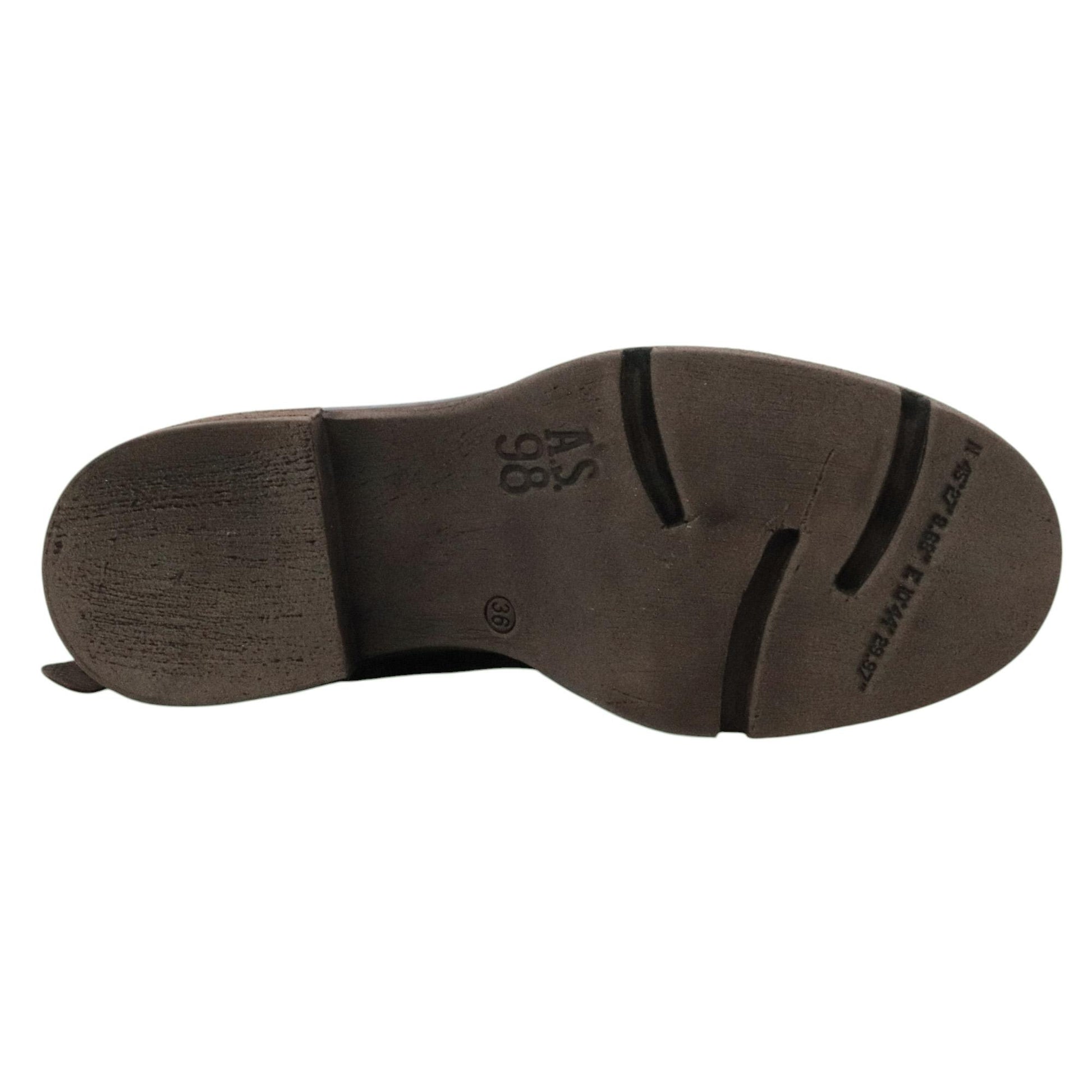 AS98 Ebano A89233 scarpa donna in pelle marrone 