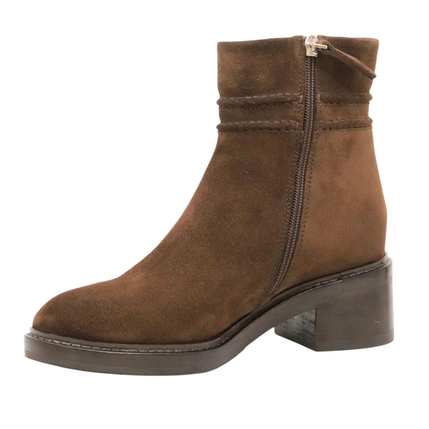 Triver Flight 780 13 stivaletto donna camoscio marrone con tacco 