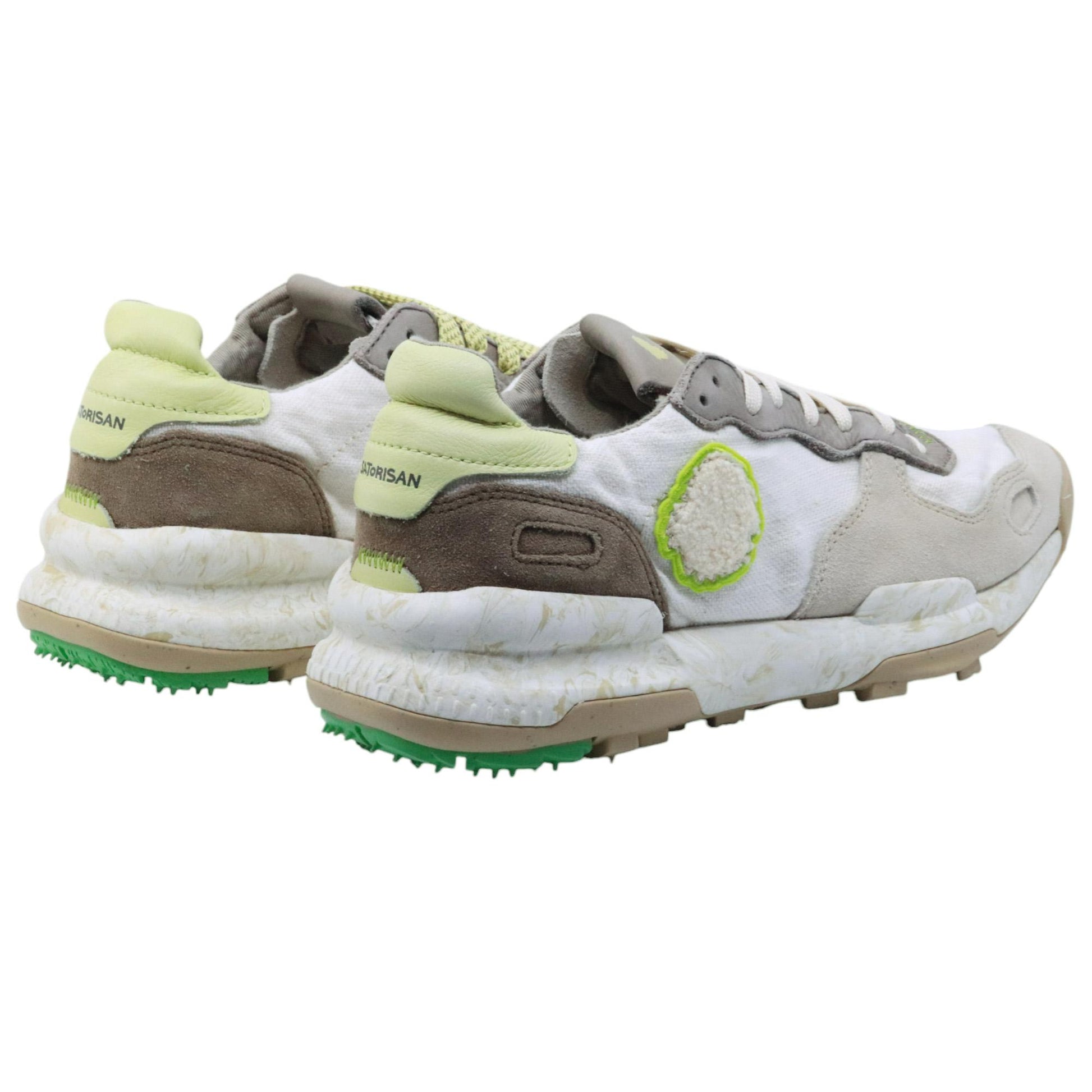 Satorisan Chacrona Linen sneaker uomo in lino bianco 