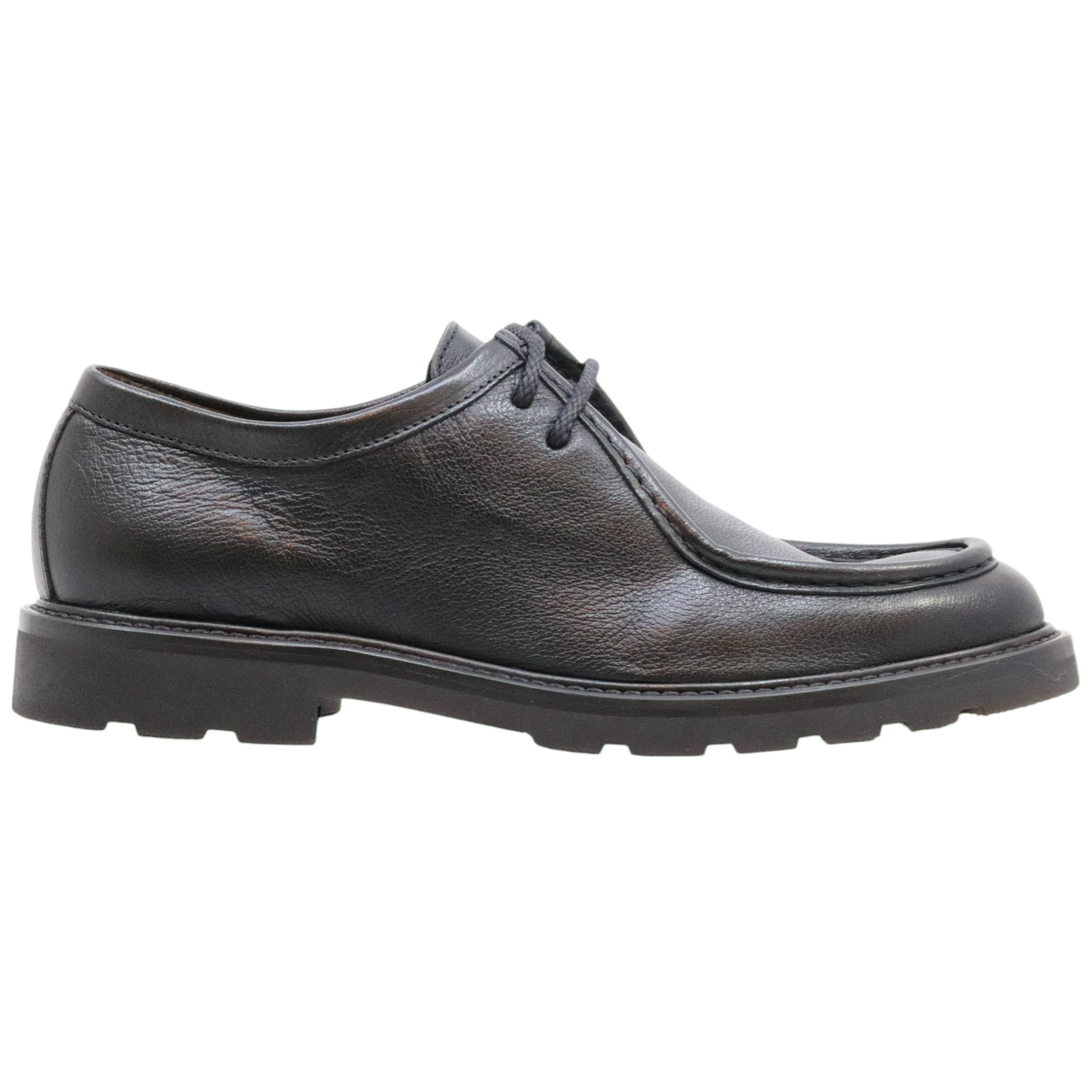 Triver Flight 798 scarpa ingegnere uomo in pelle nera 