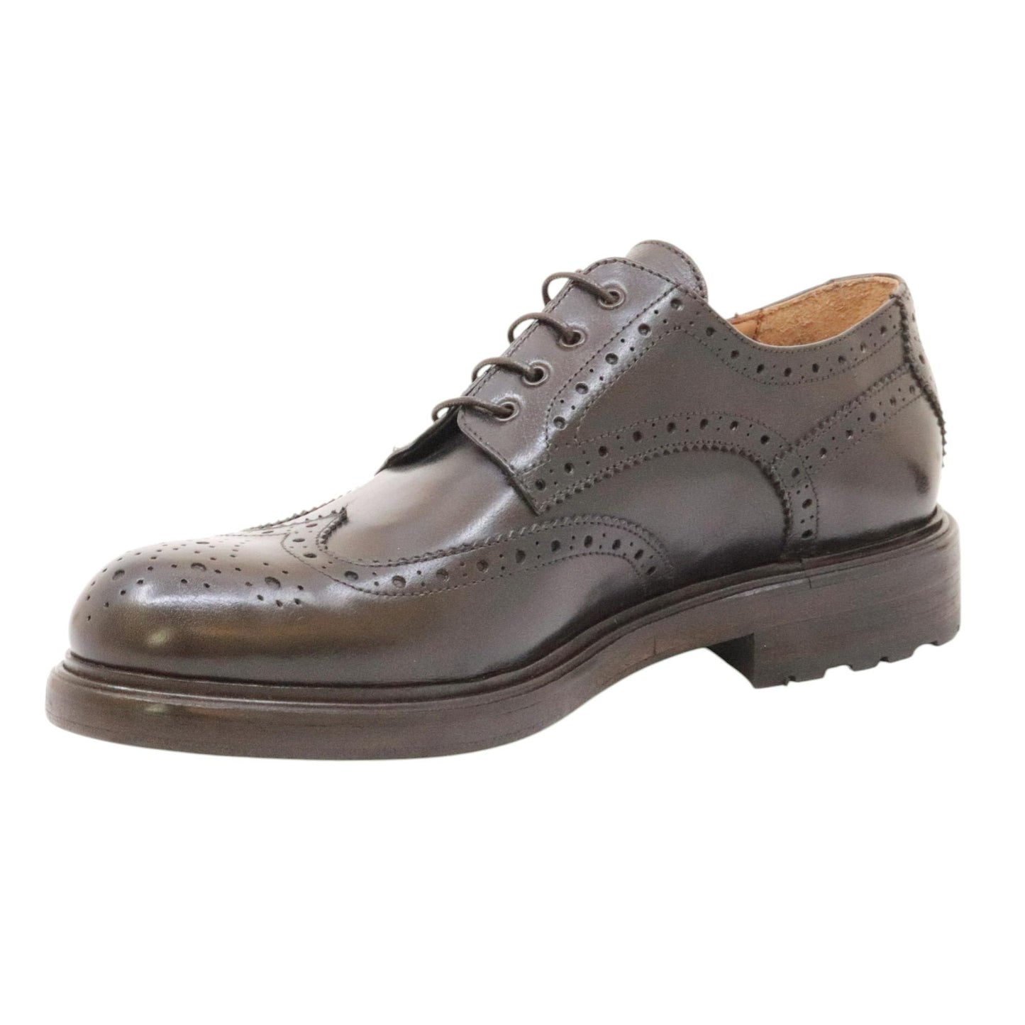 Crispiniano 481 derby uomo pelle marrone 