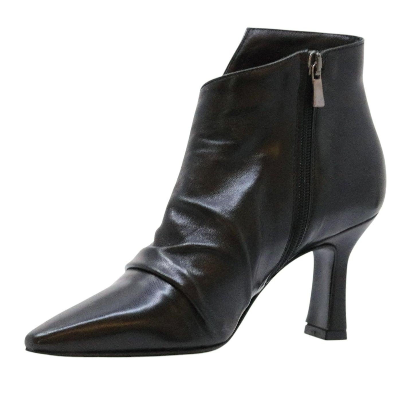 The Seller BR317 tronchetto donna in pelle nera 