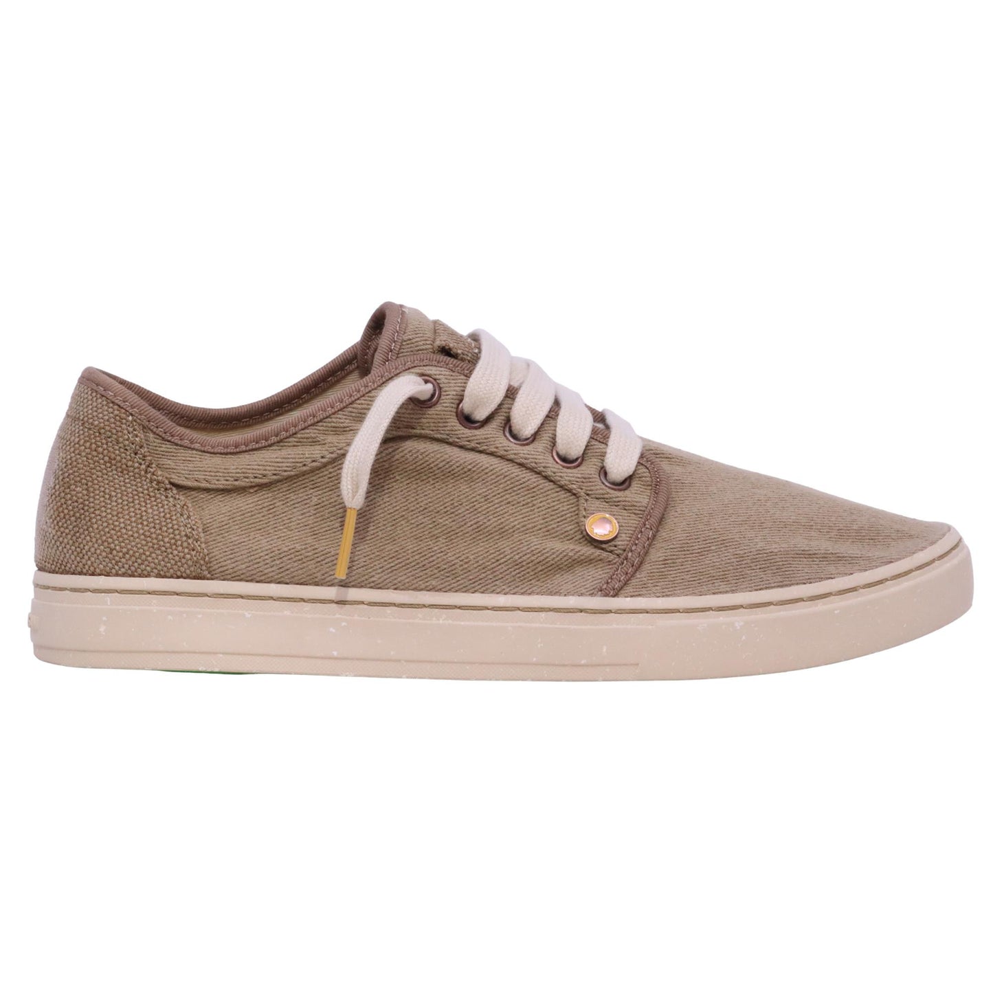 Satorisan Heisei Gaia Terra.3 sneaker uomo in cotone e juta brown 