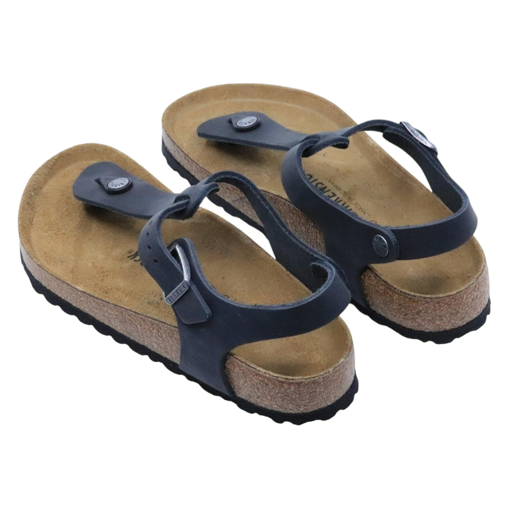Birkenstock Kairo Olied sandalo infradito con cintino in nero 