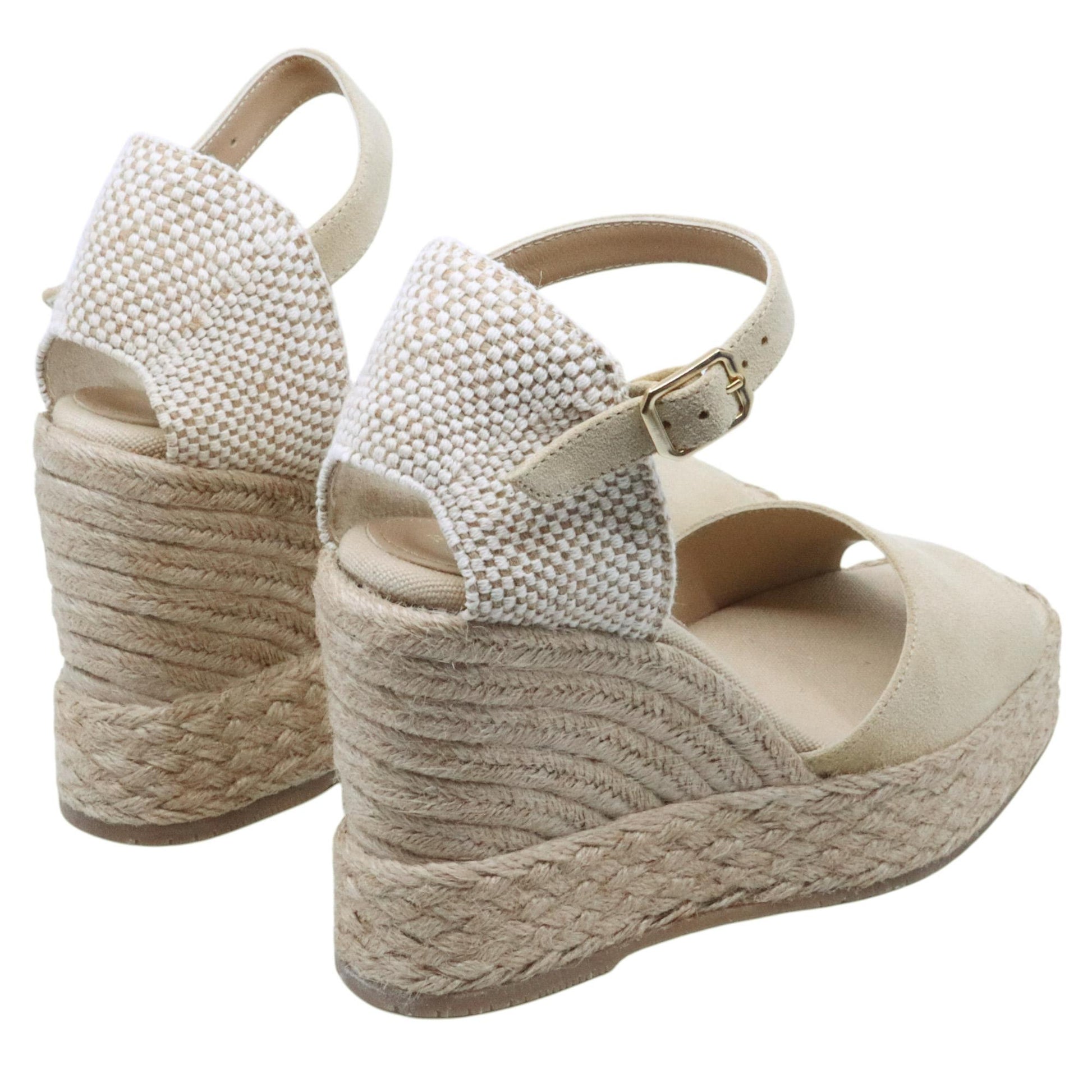 Sandalo zeppa Palomitas Fiena 27 3501 camoscio sabbia 