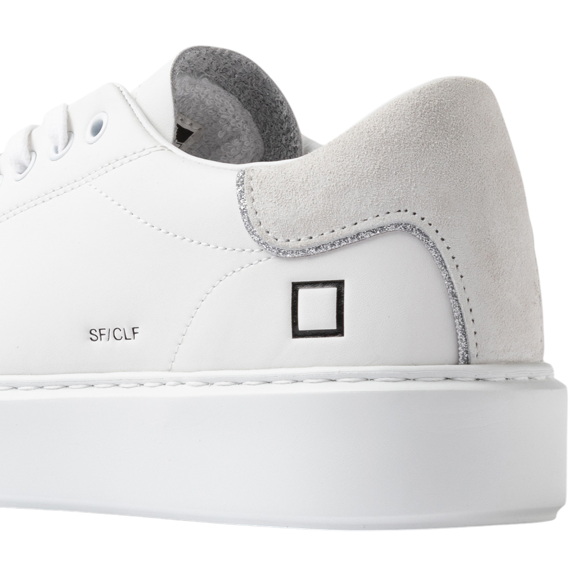 DATE Sfera Calf White SF CA WH sneaker donna in pelle bianca molto morbida 