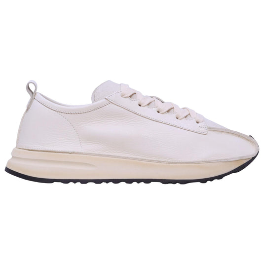 MOMA 11501 Arizona White sneaker uomo in pelle bianca casual Made in Italy 