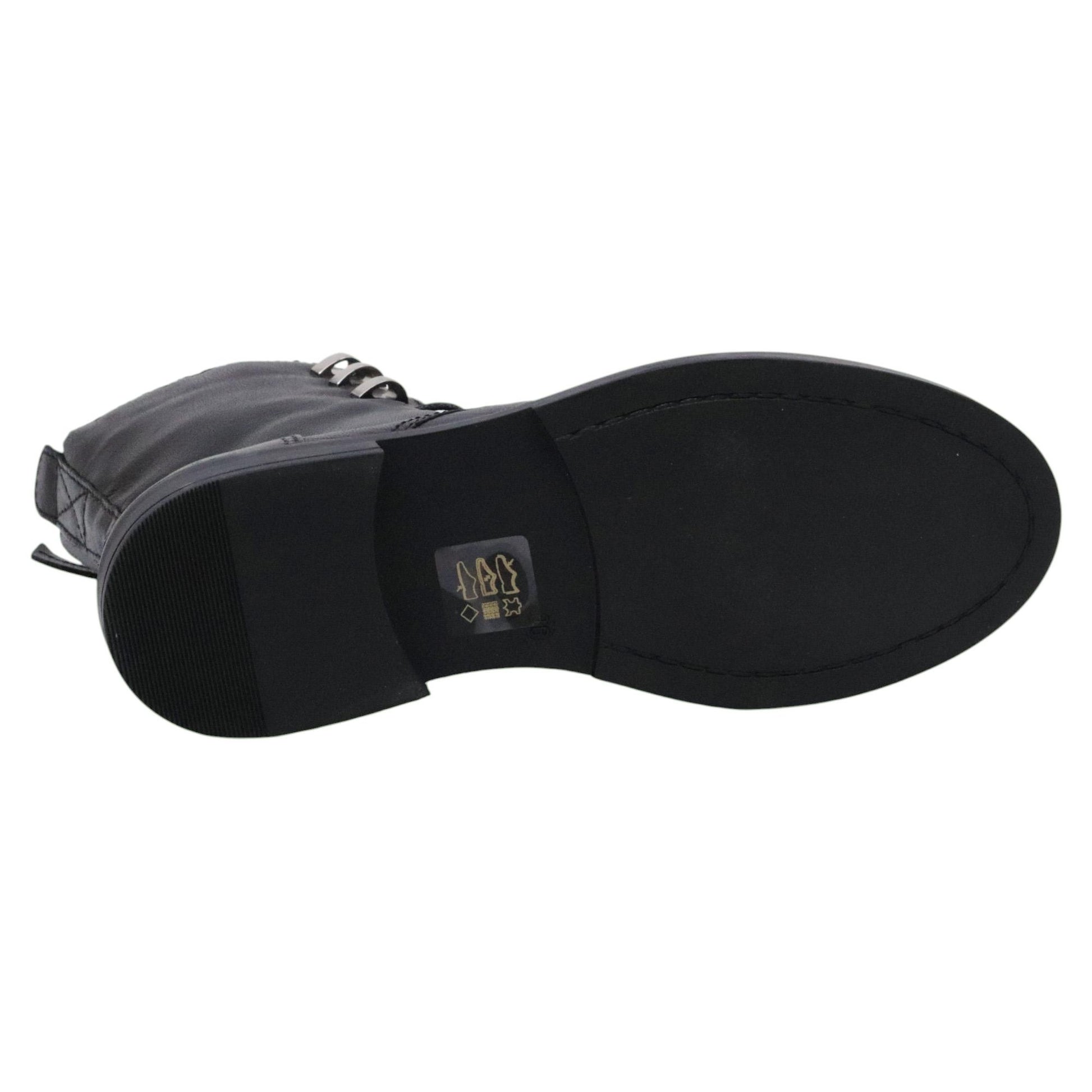 MJUS T81208 Fiammetta stivaletto donna in pelle nera 