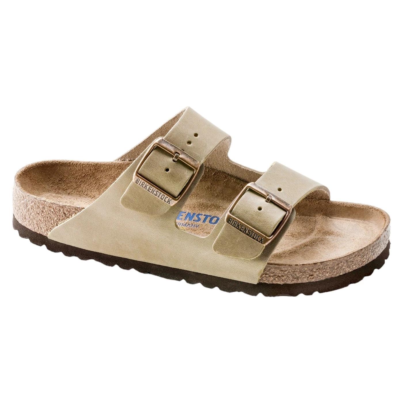 Birkenstock Arizona SFB Tabacco Brown Oiled Leather Narrow Fit 