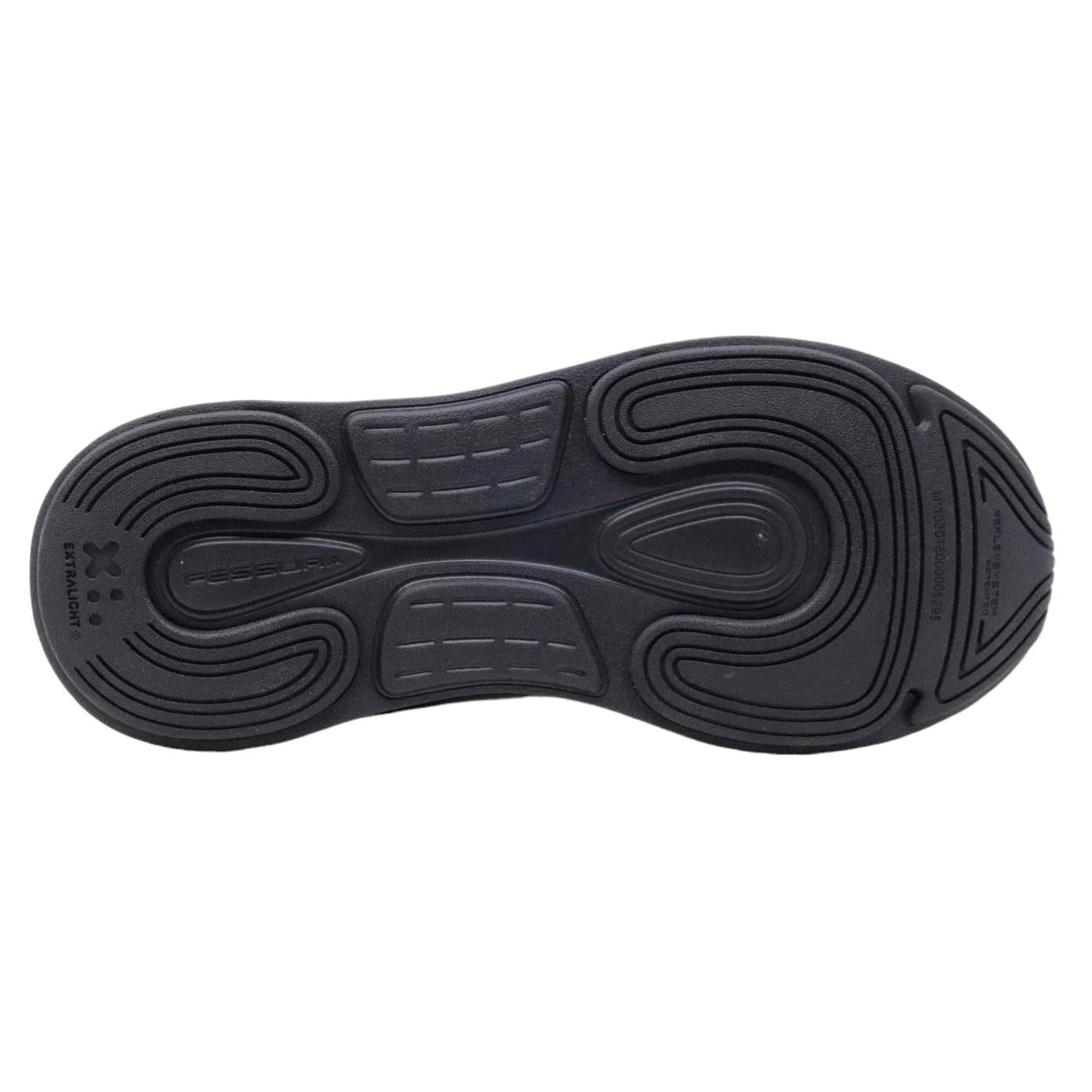 Sneaker Fessura Runflex #02 in nabuk nero 