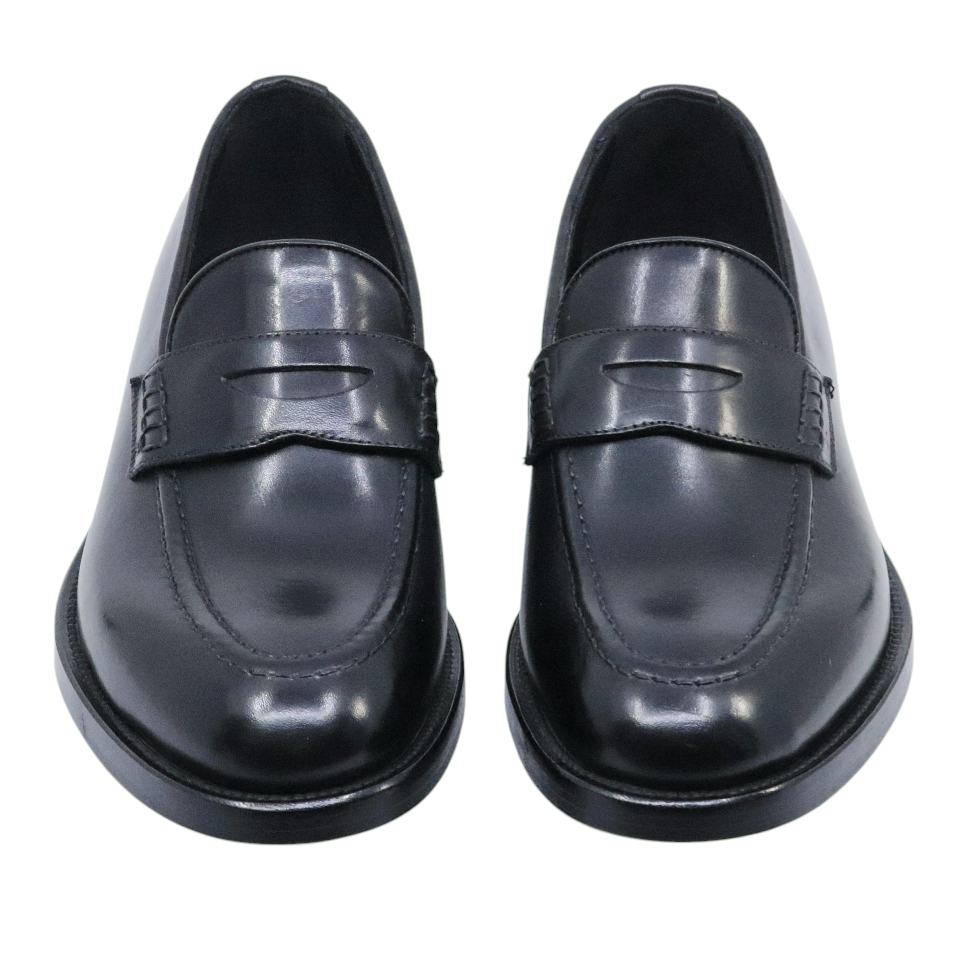 Mocassino uomo Crispiniano 3510 in pelle nera 3510CRUSTNERO CRISPINIANO