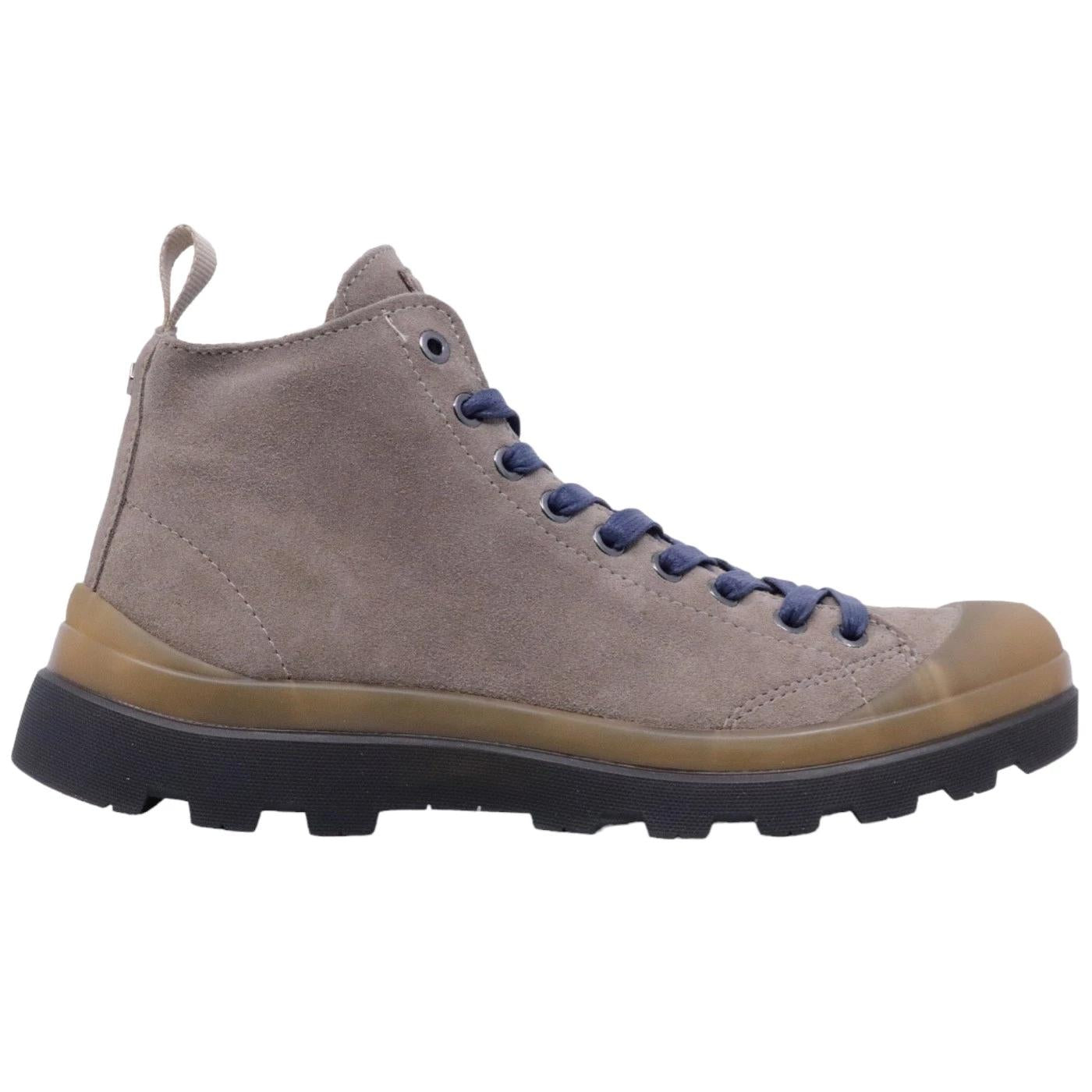 Polacchino uomo Panchic P03 in realizzata in pelle scamosciata noce 