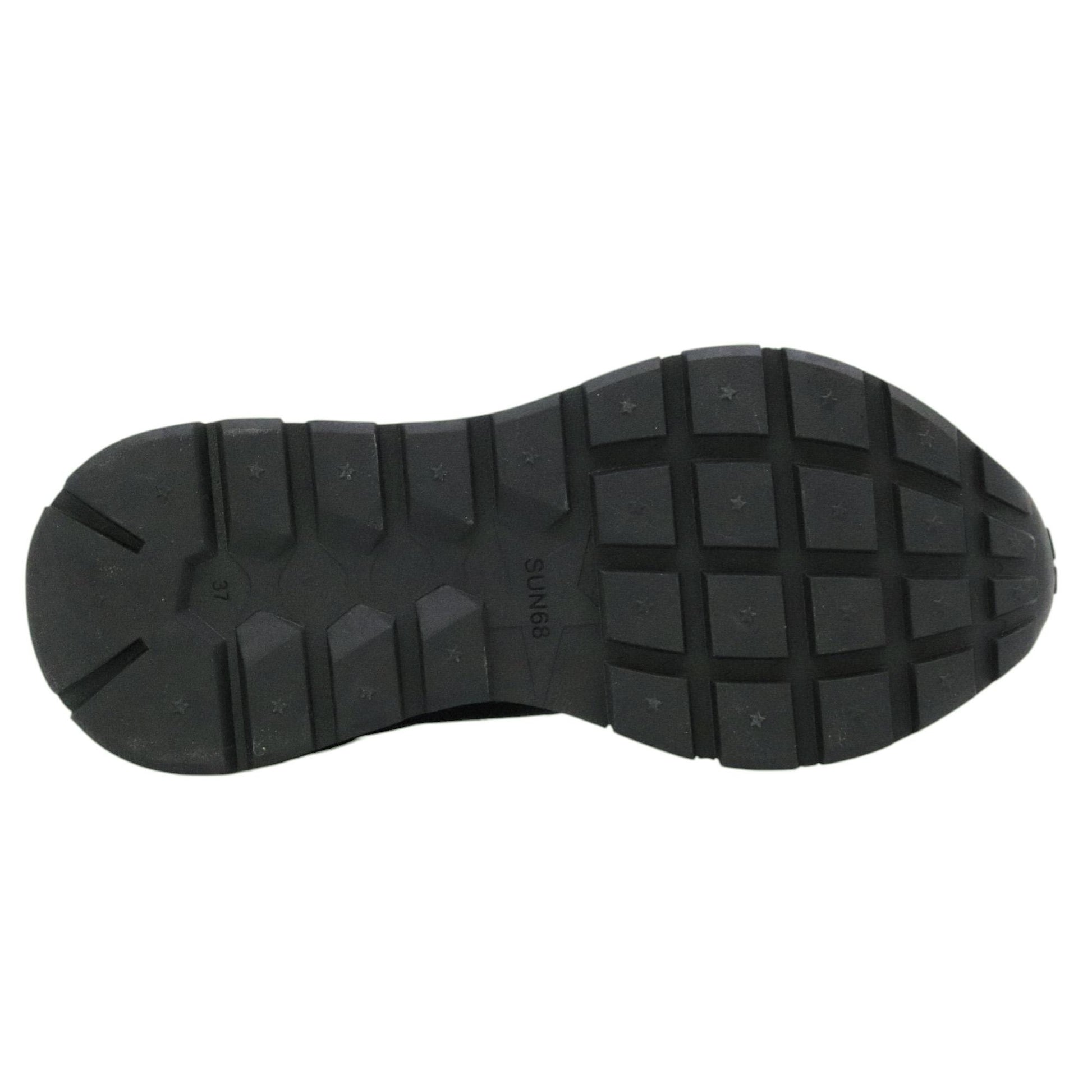SUN68 Ally Studs Z45206 sneaker donna in similpelle e suede bianco 