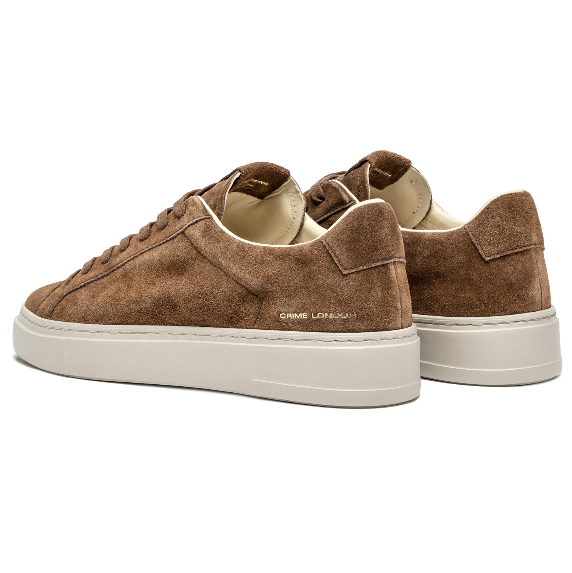 Crime London 11401 Belize sneaker da uomo in camoscio marrone 