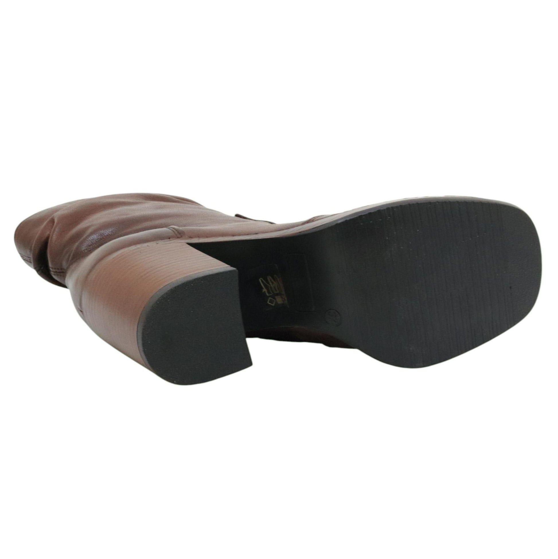 MJUS Mailey P96227 stivaletto donna in pelle marrone cioccolato 