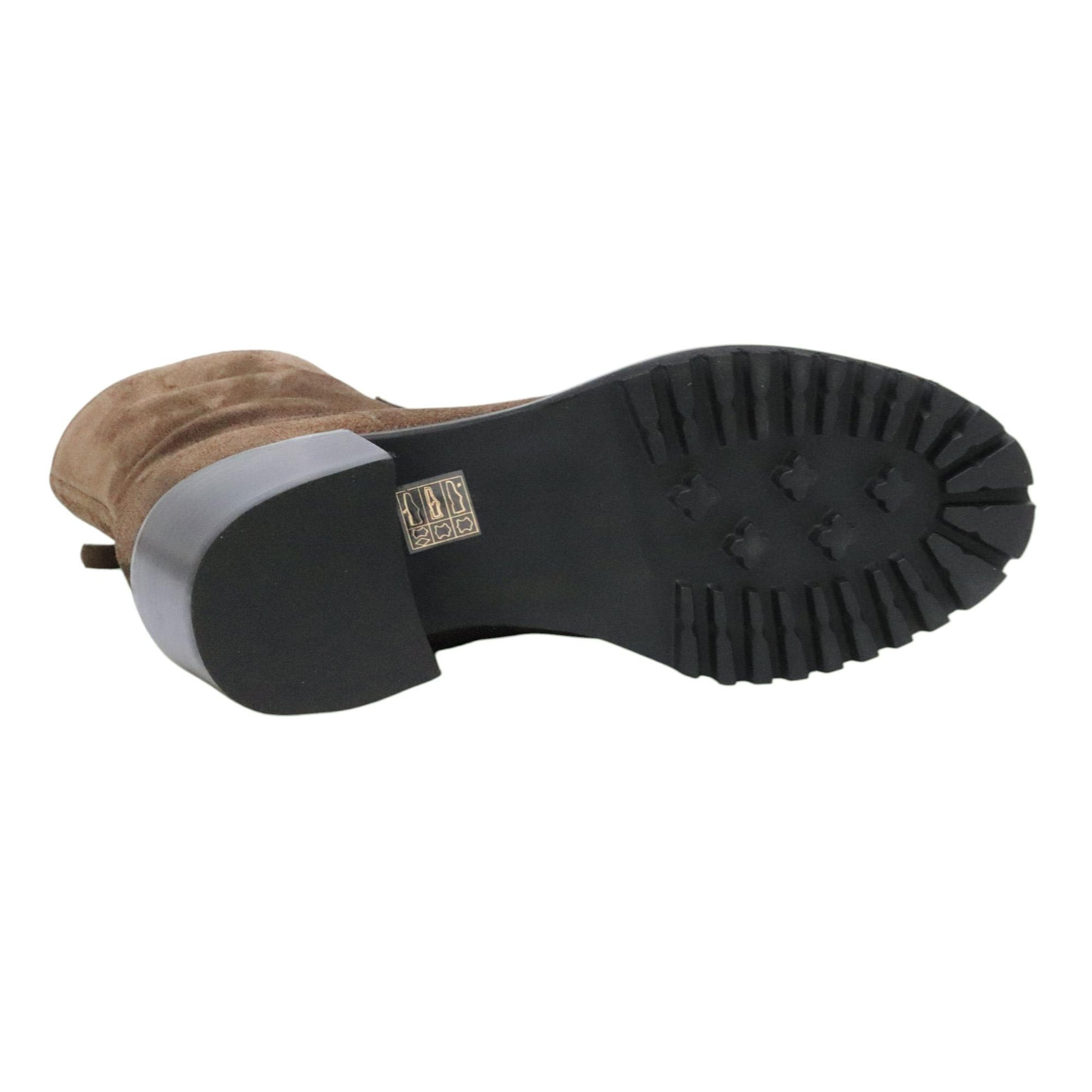 Triver Flight 676 02 stivaletto donna in camoscio marrone oliva 