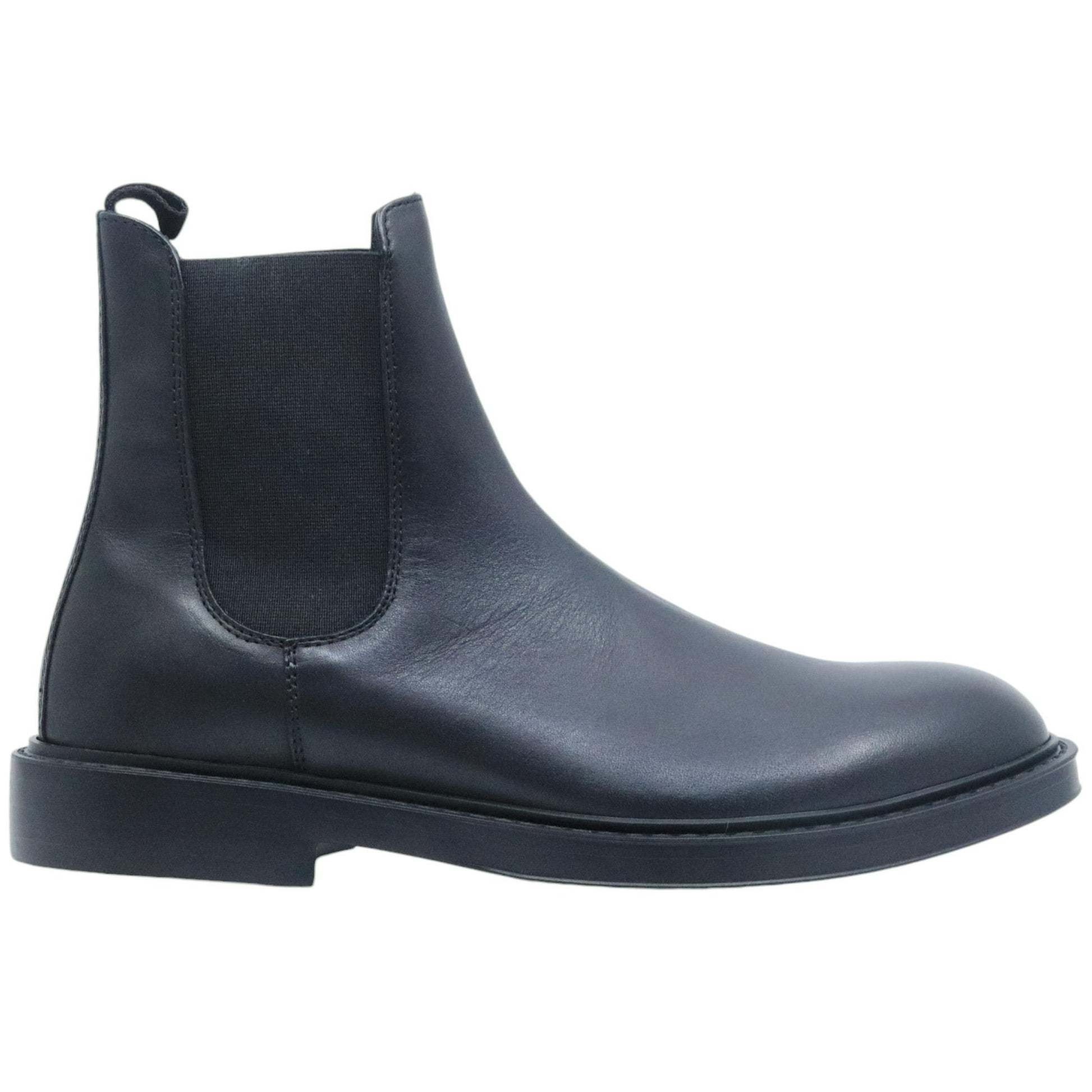 Antica Cuoieria stivaletto Chelsea Boot 22939 uomo in pelle nera 