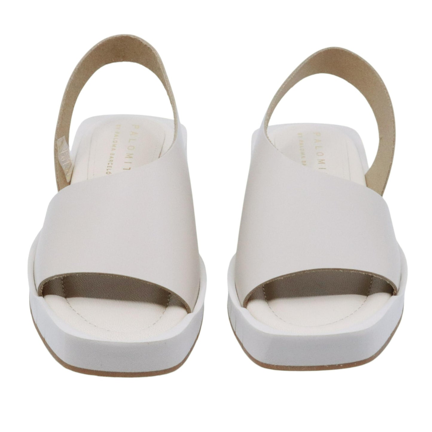 Sandalo Palomitas by Paloma Barceló 27 4903 in pelle avorio 