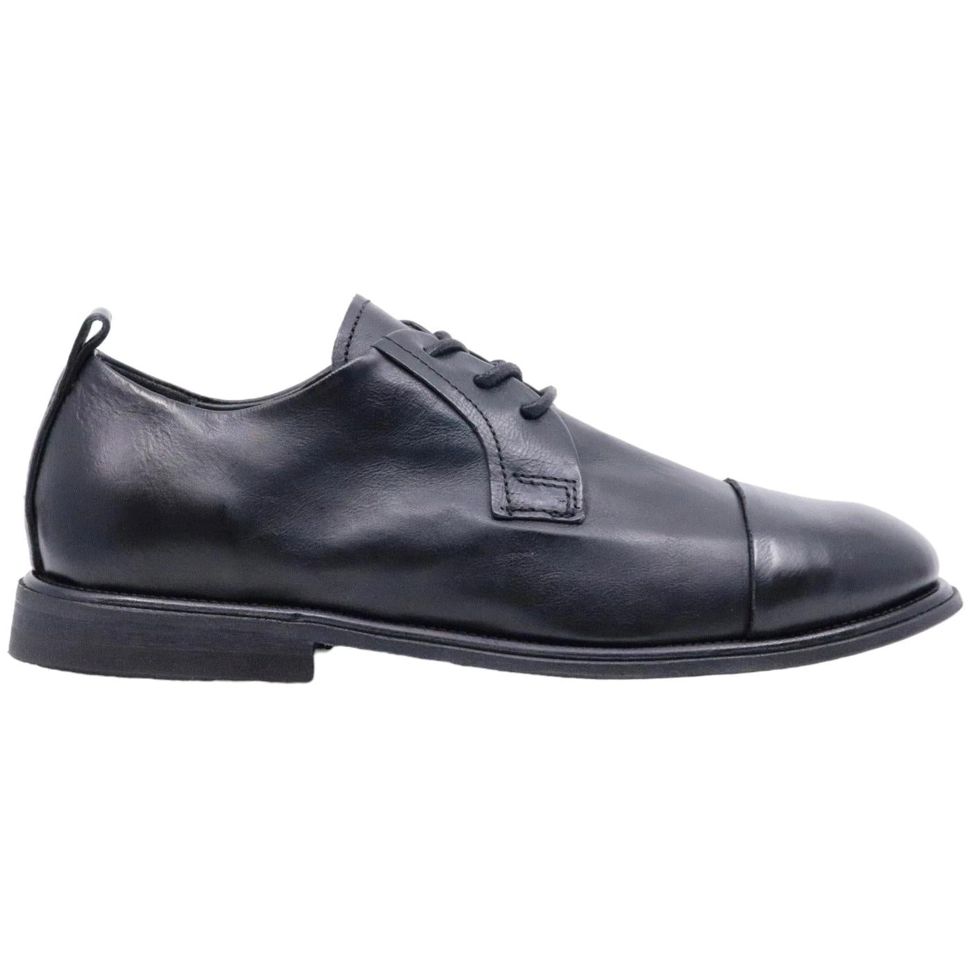 AS98 Antol U97105 scarpa allacciata uomo in pelle nera 