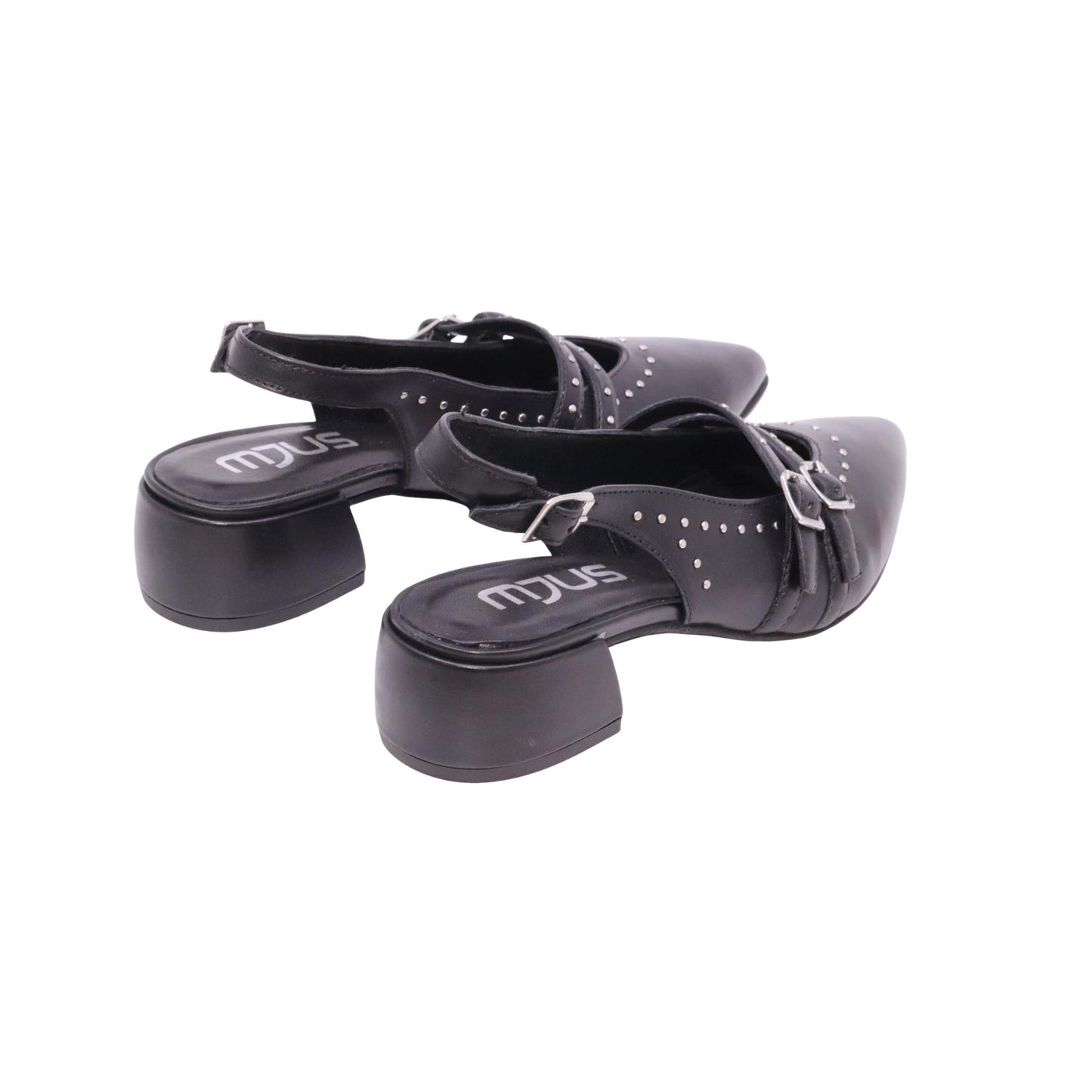 Mjus slingback donna NARISSA L72109 in pelle nera 