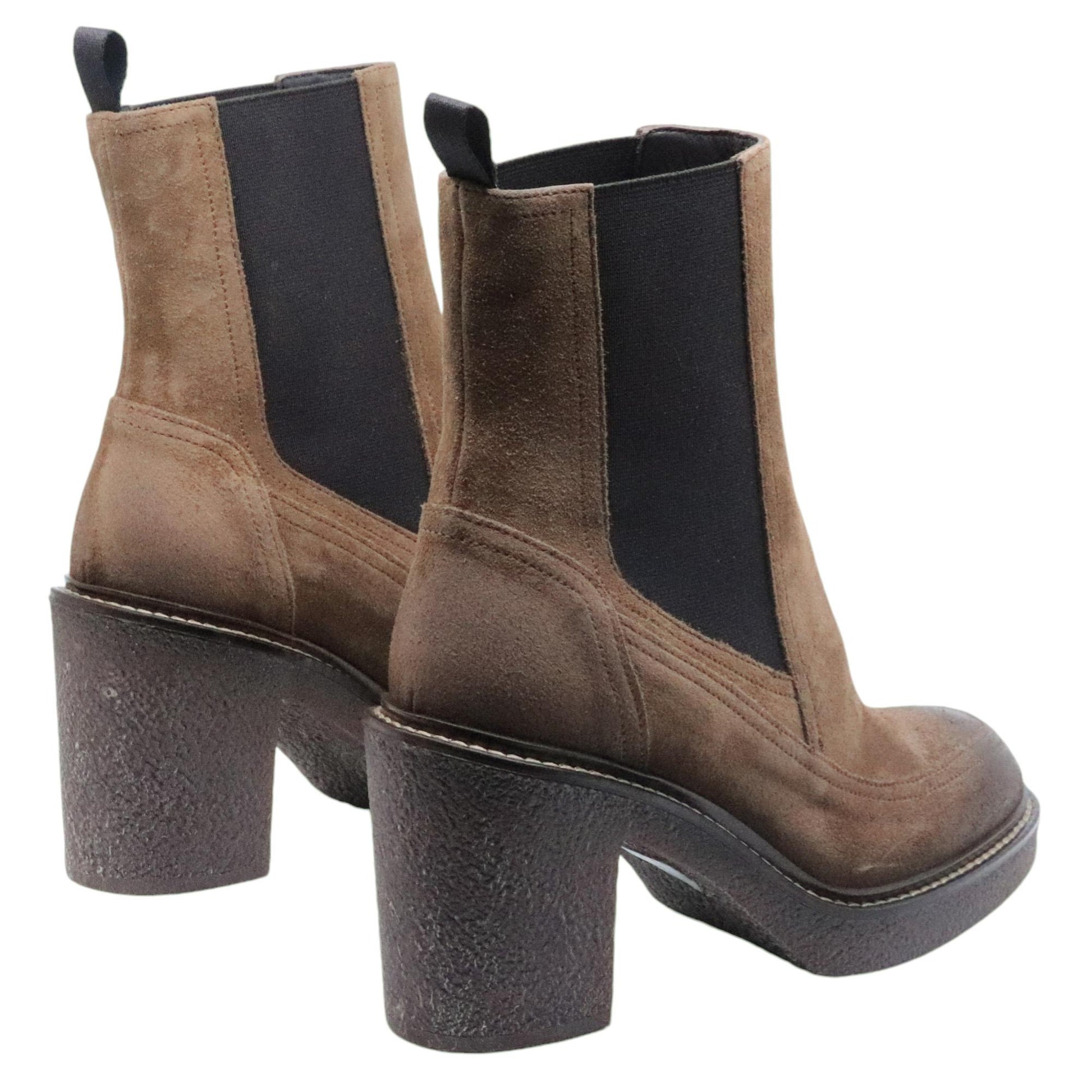 Chelsea donna con tacco Triver Flight 527 28 in camoscio farro 